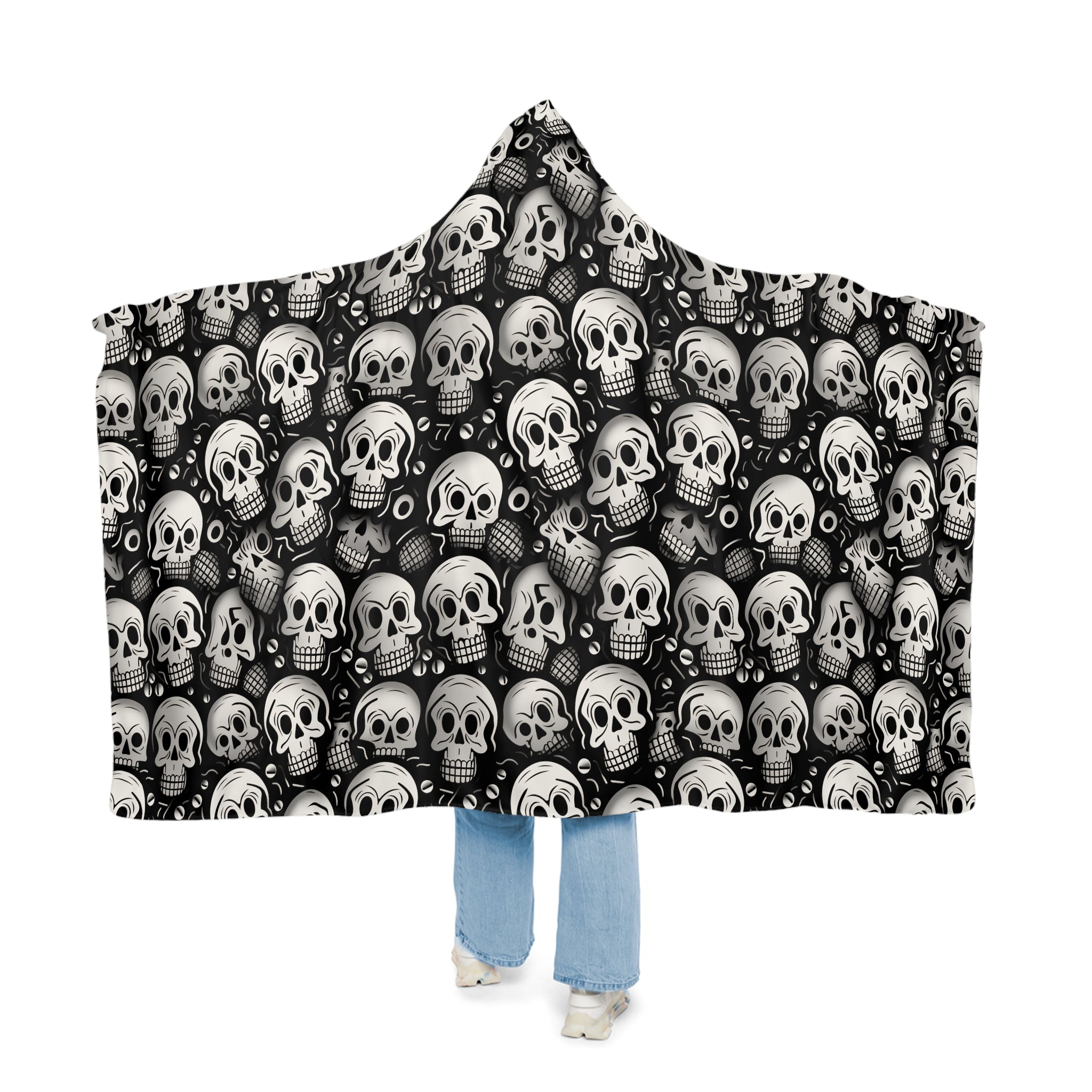 Cyber Skull Invasion Snuggle Blanket