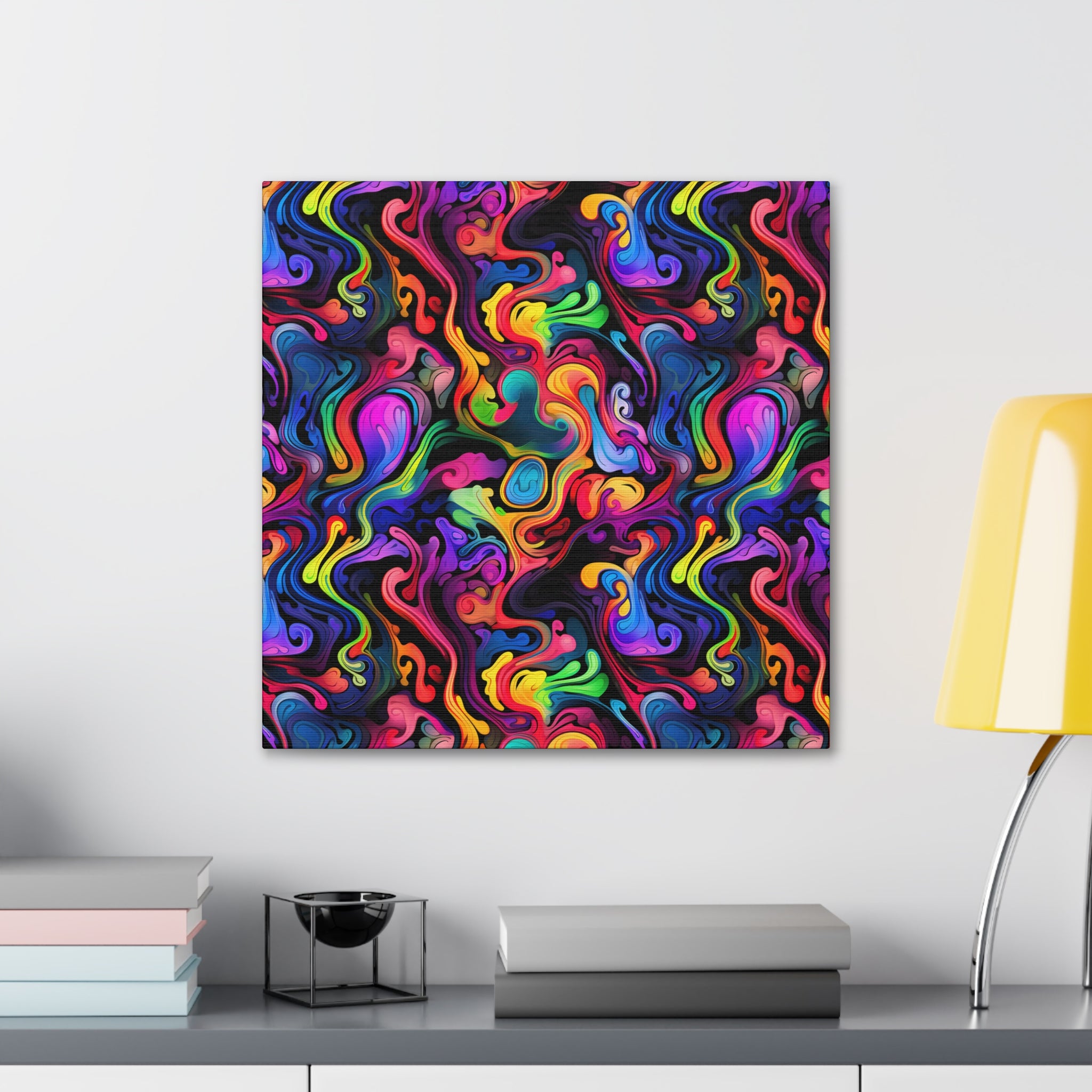 Psychedelic Whirlwind Canvas Print Art