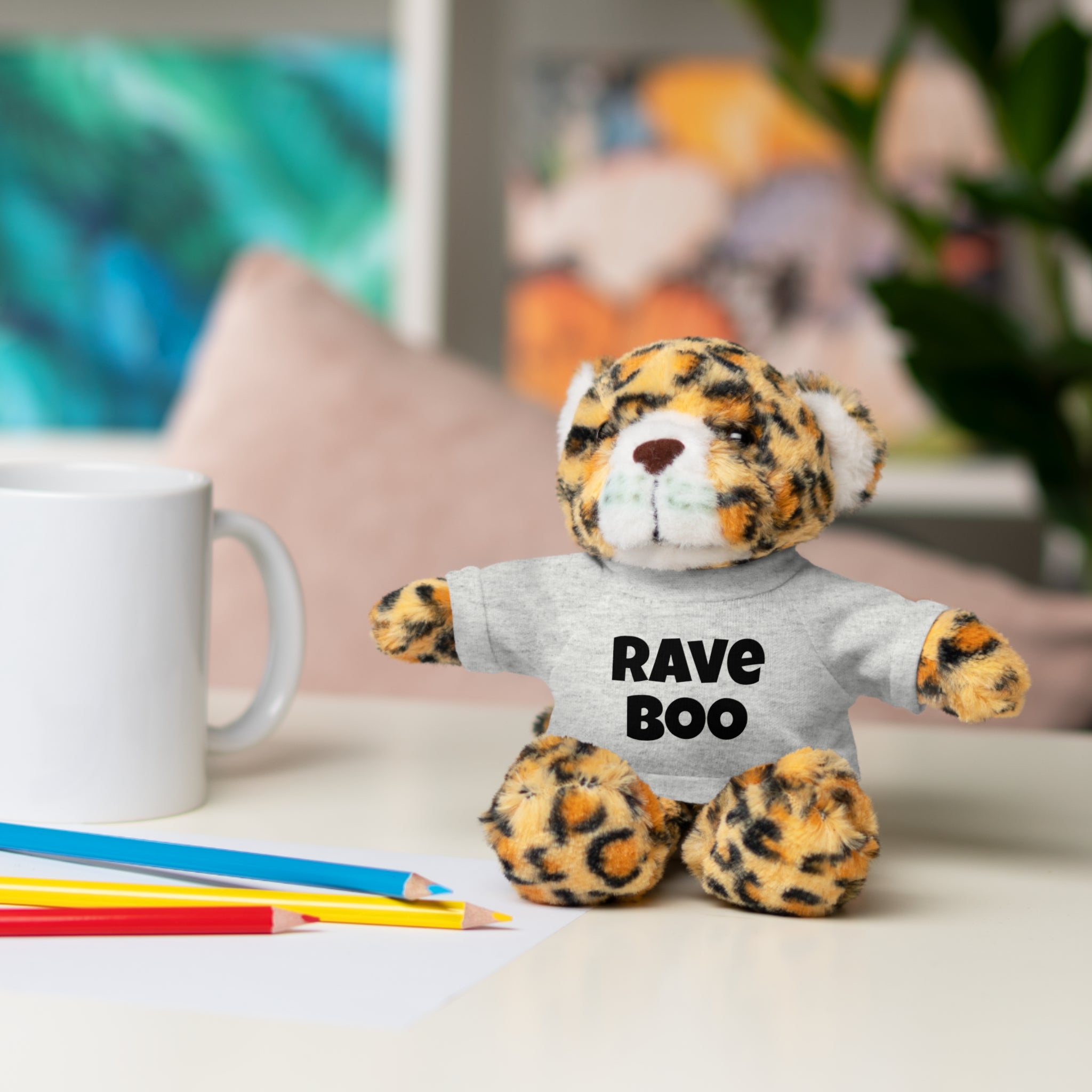 Copy of Copy of Copy of Copy of Best Rave Mom Stuffed Animal with Tee