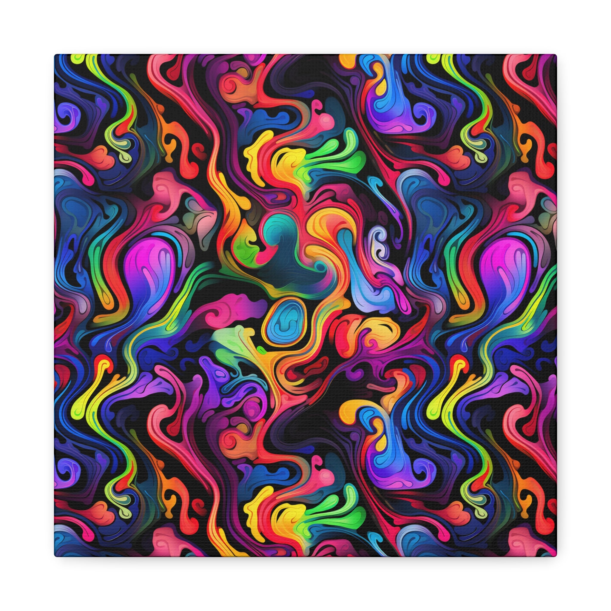 Psychedelic Whirlwind Canvas Print Art