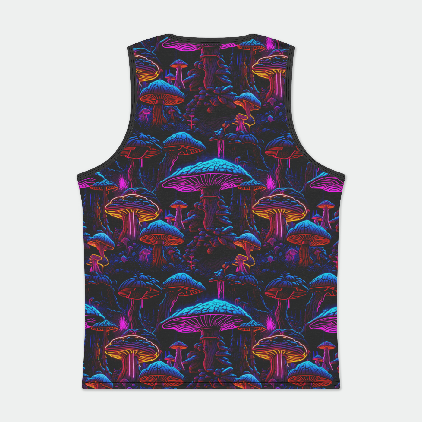 Neon Mushroom Meltdown Men's Tank