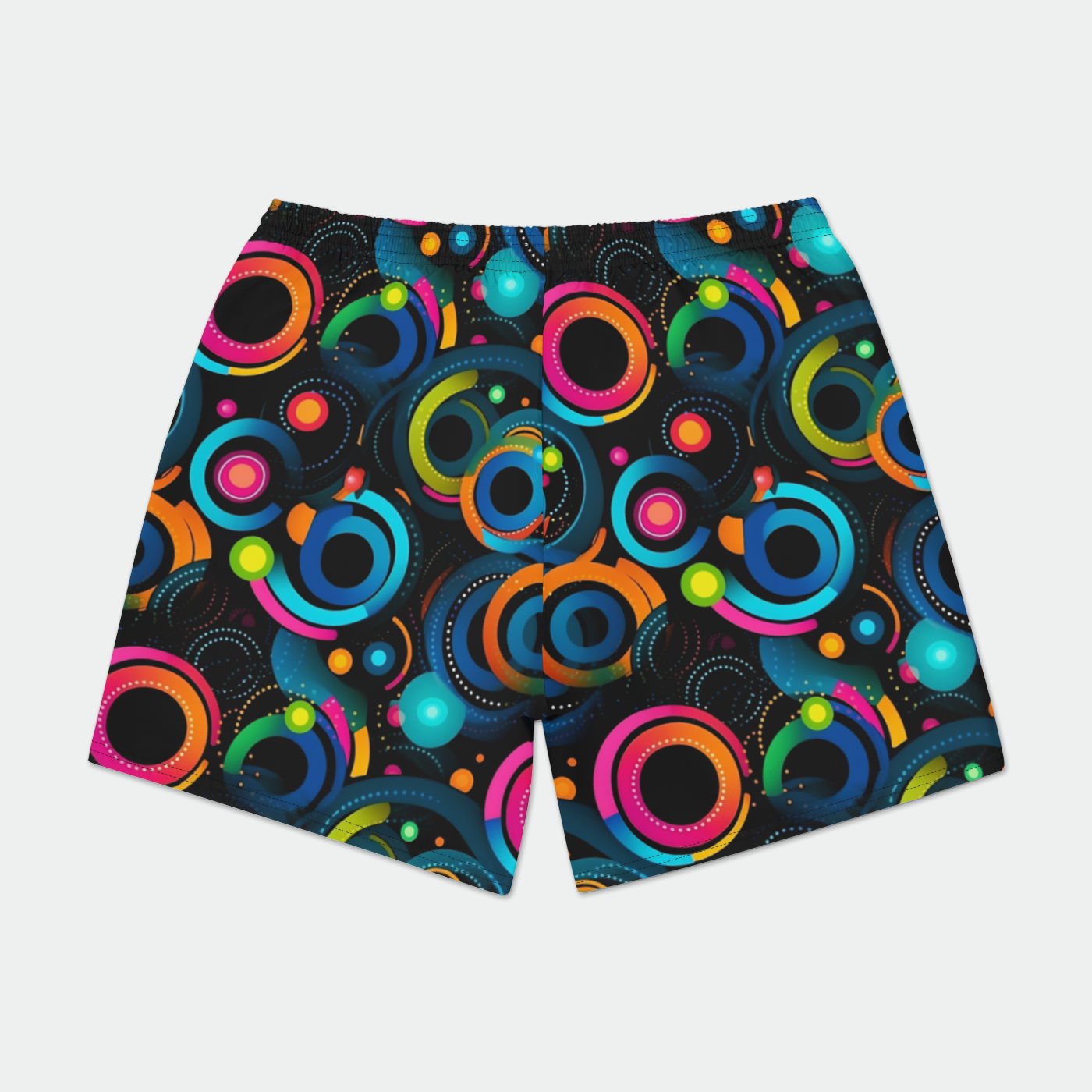 Electric Elegance Men's Swim Shorts