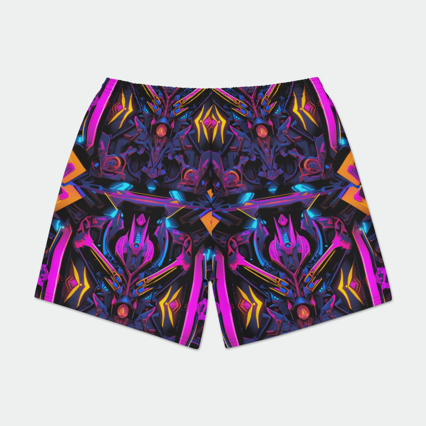 Neon Polygon Men's Swim Shorts