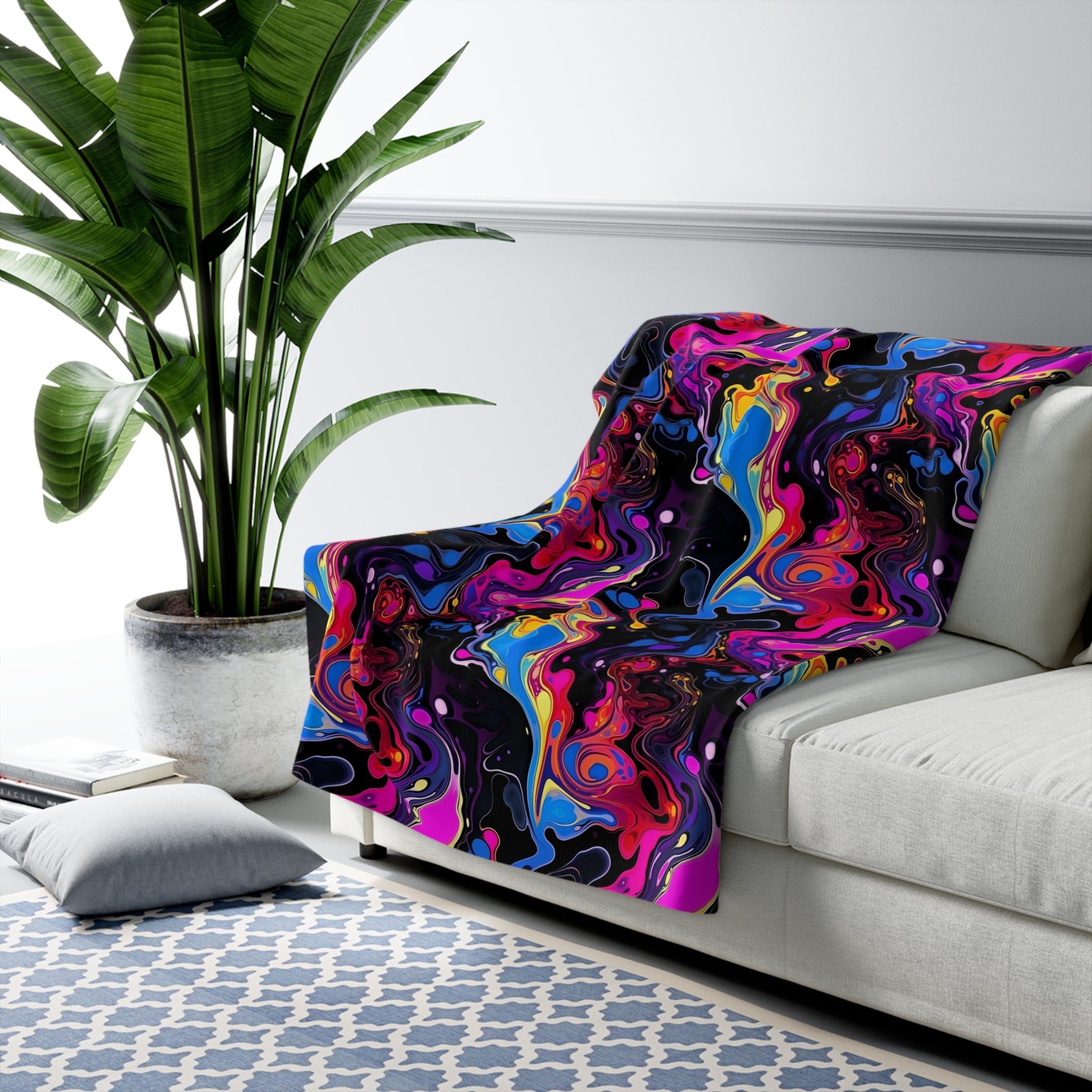 Trance Tornado Fleece Blanket