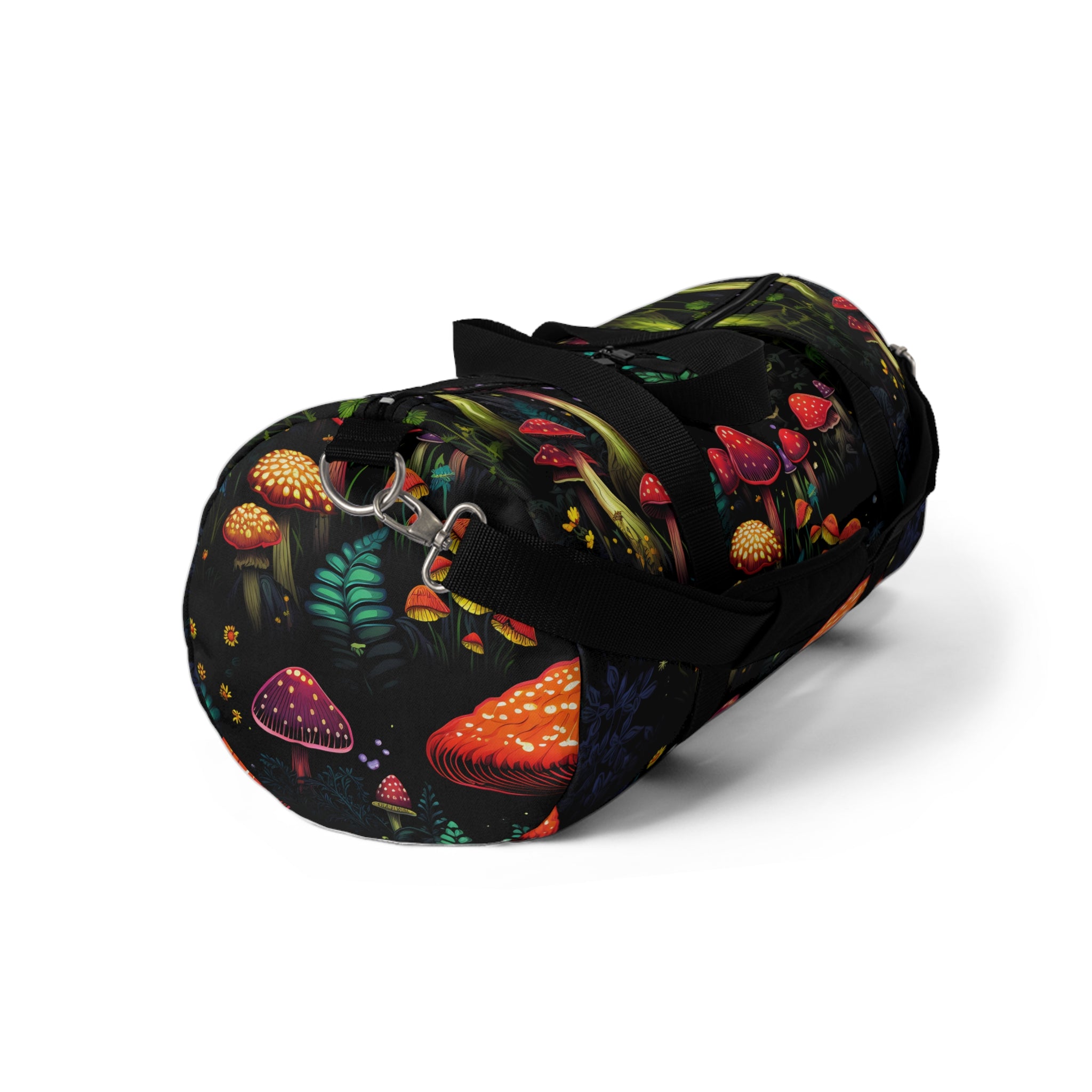 Psychedelic Fungi Frenzy Duffel Bag