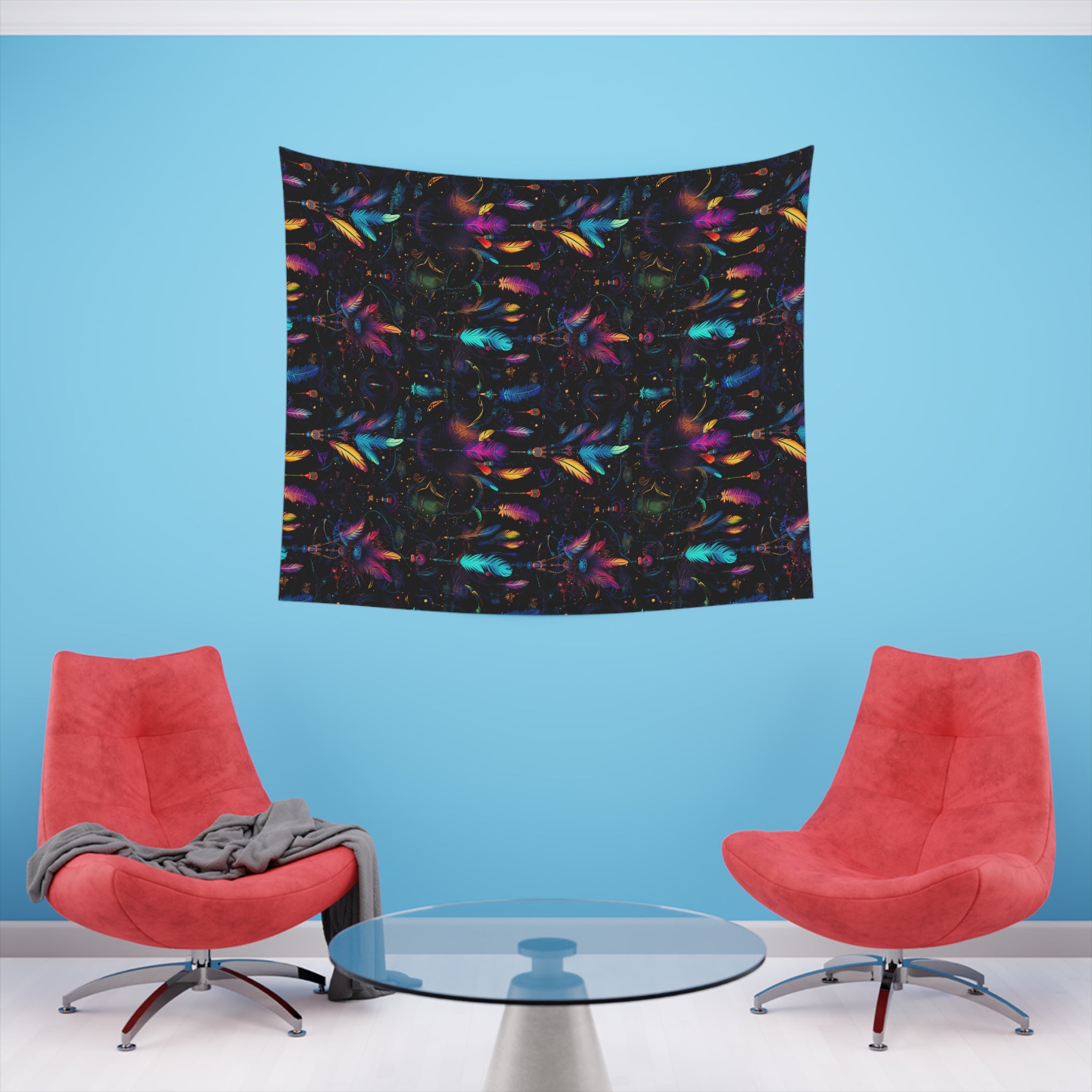 Ethereal Weaving Printed Wall Tapestry