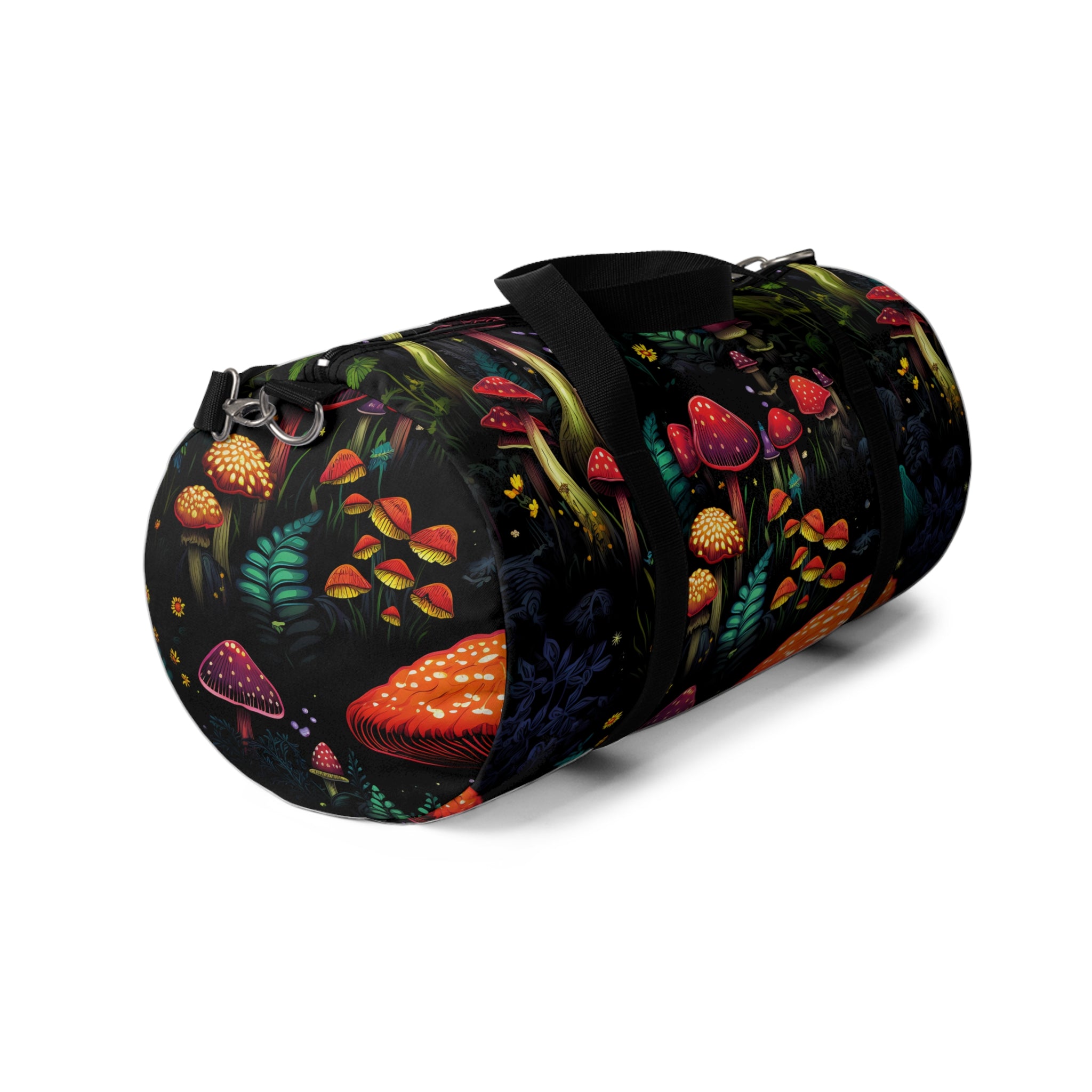 Psychedelic Fungi Frenzy Duffel Bag