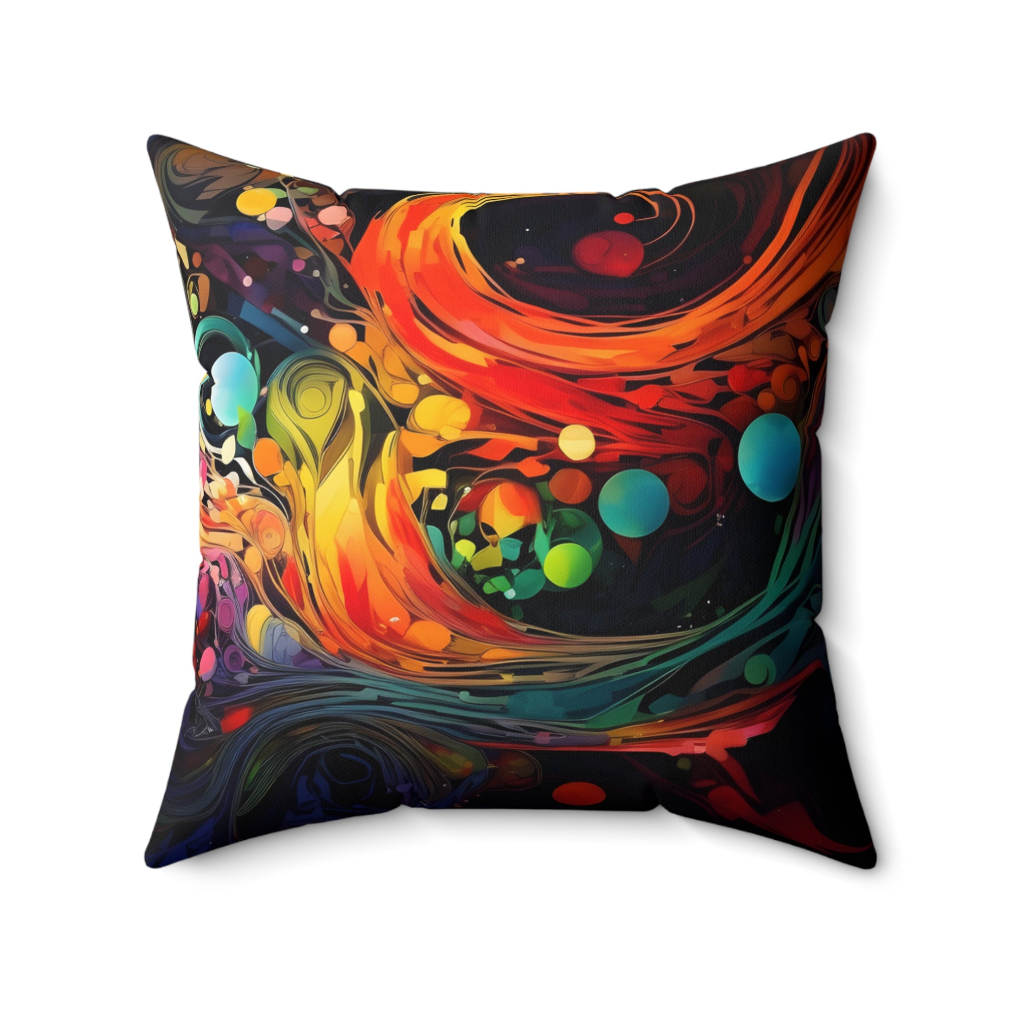 Technicolor Trip Square Pillow