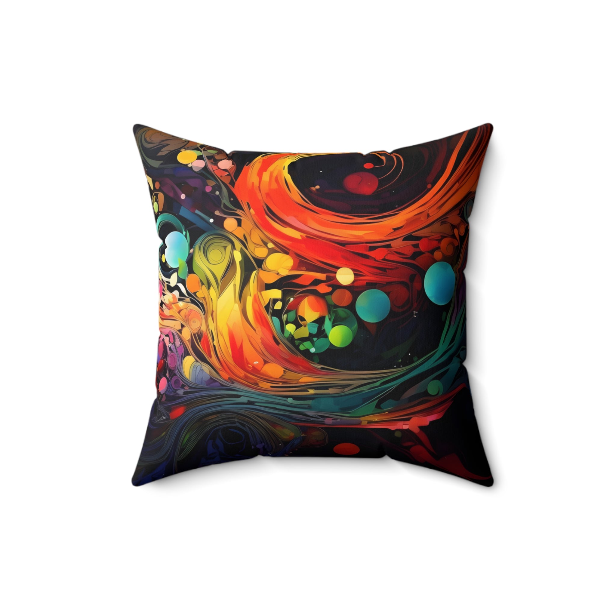 Technicolor Trip Square Pillow