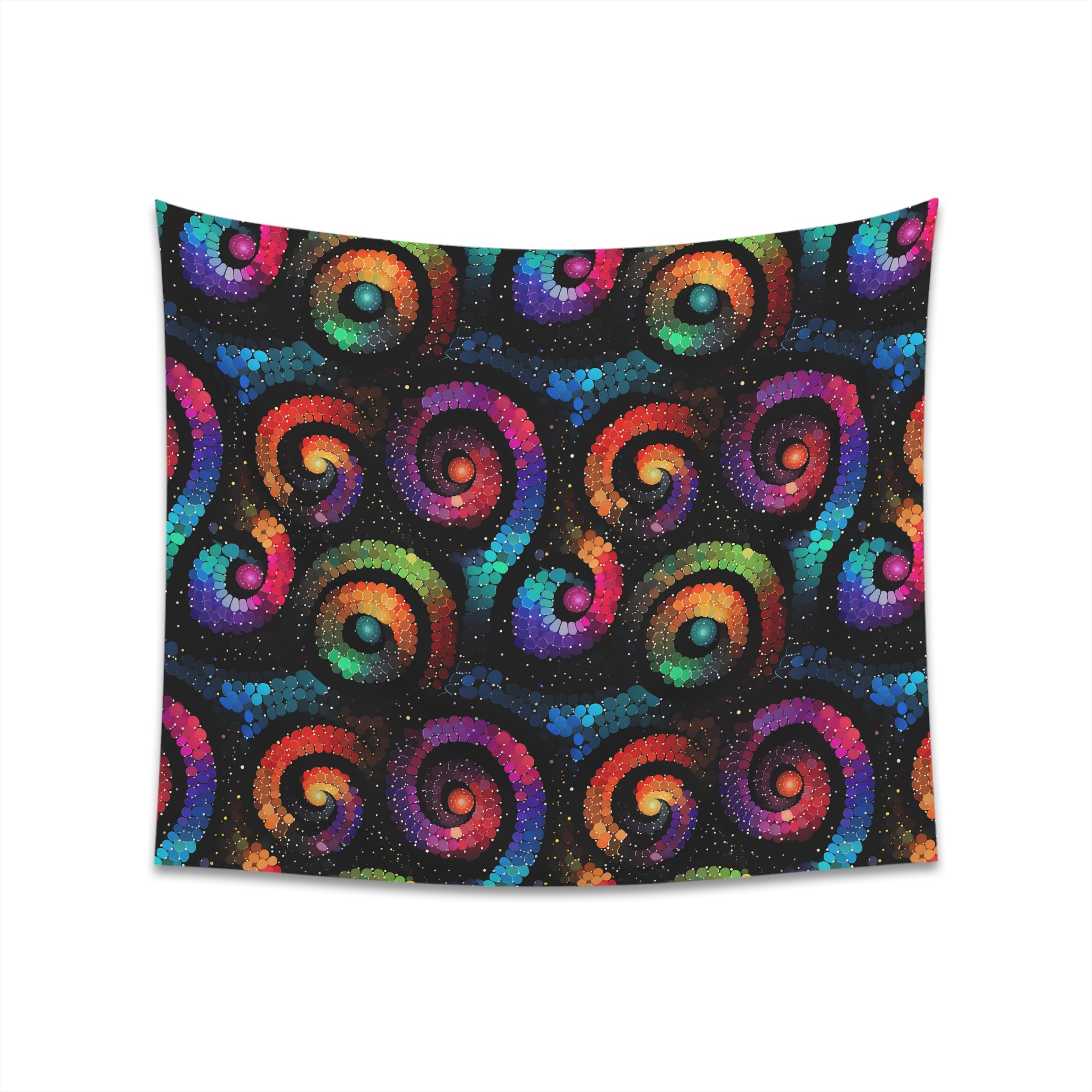 Swirling Serenade Printed Wall Tapestry