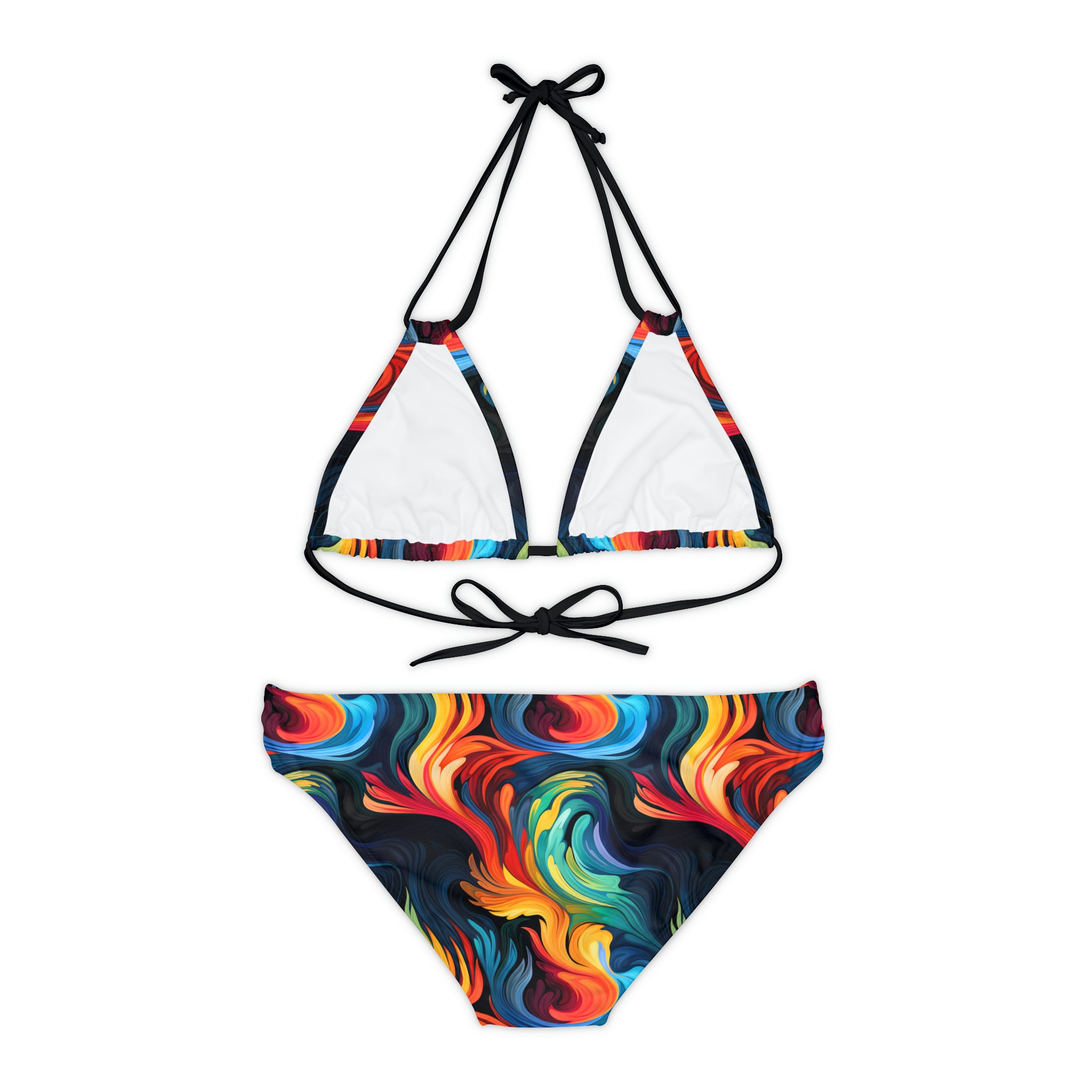 Technicolor Tranquility Strap Bikini Set