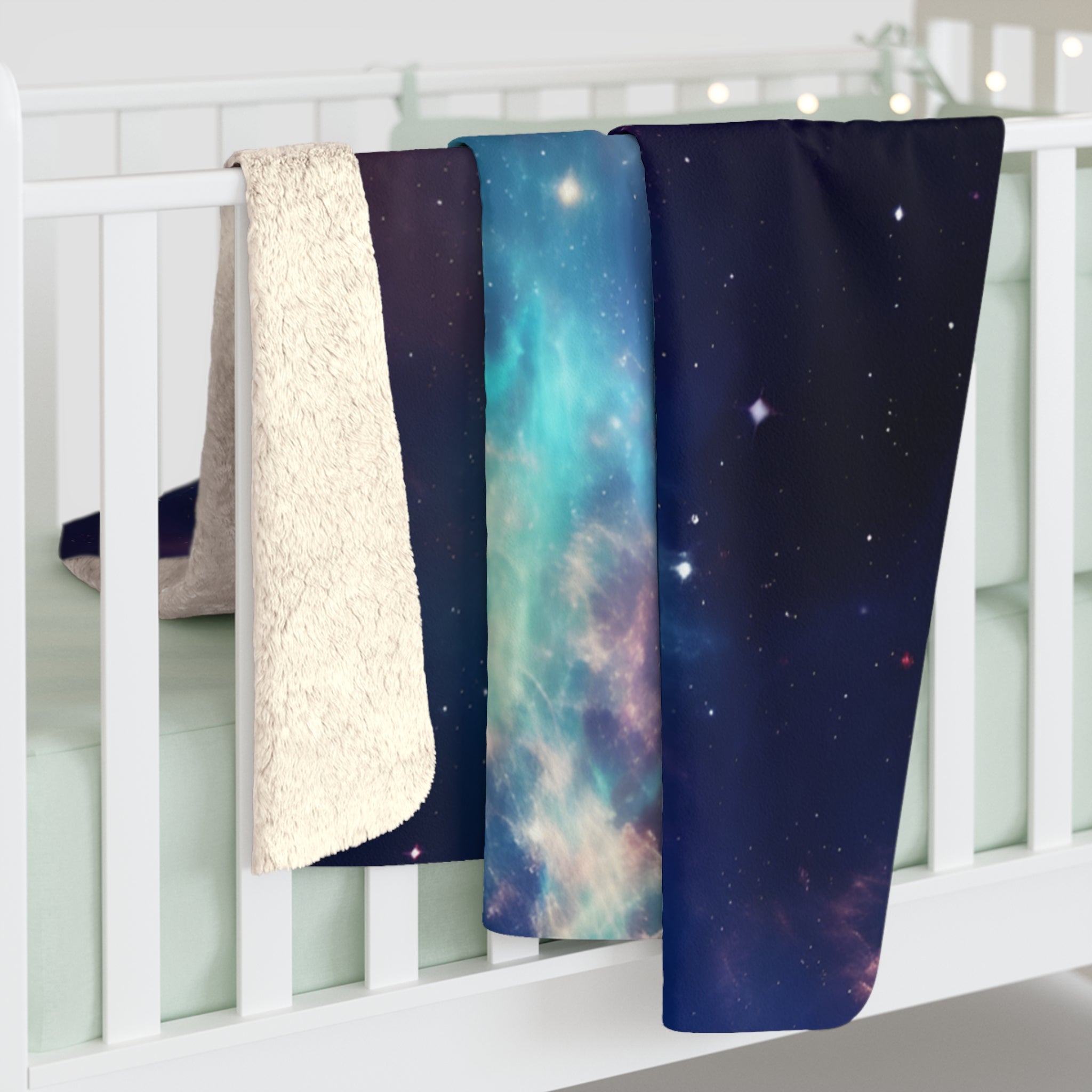 Galactic Glimmer Fleece Blanket