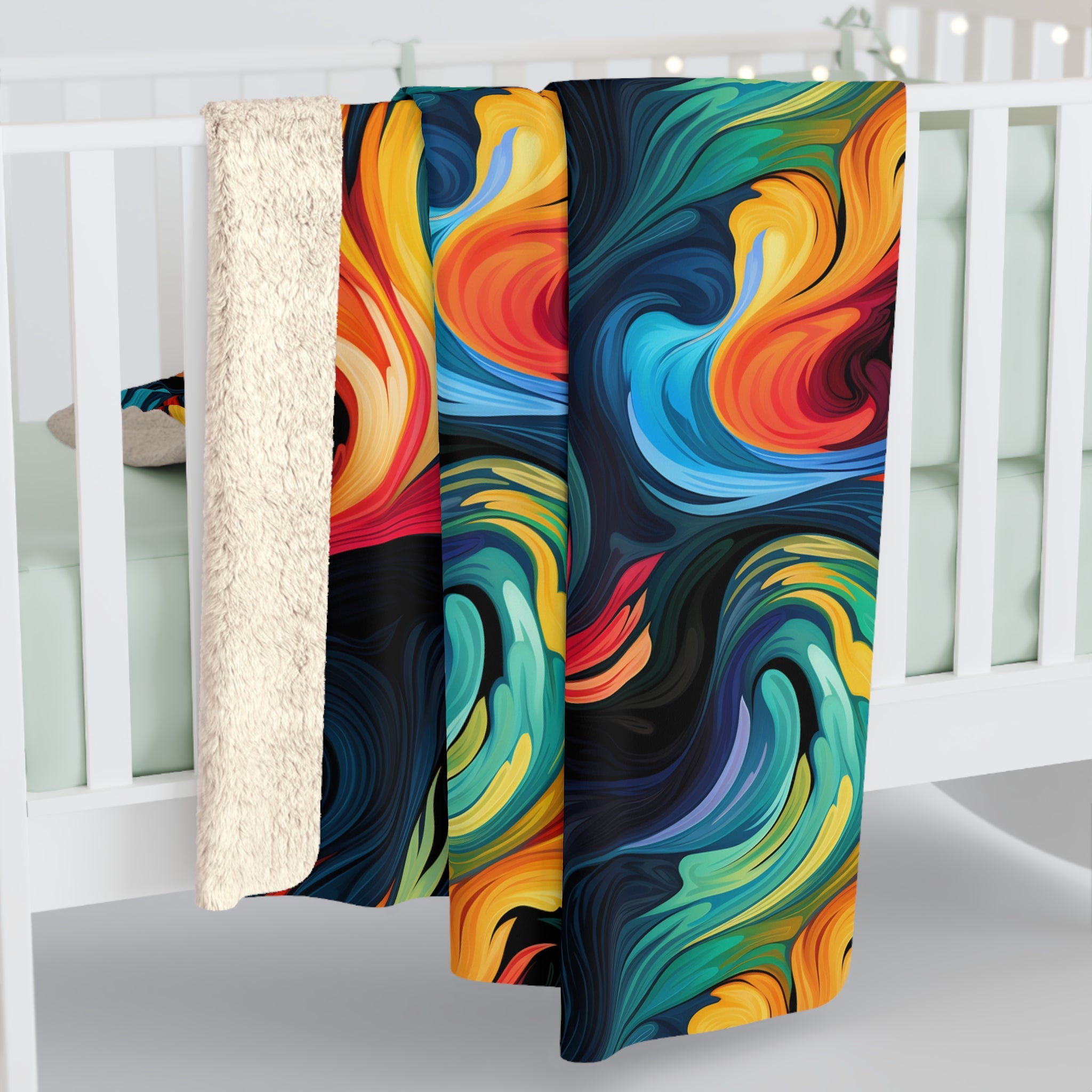 Technicolor Tranquility Fleece Blanket