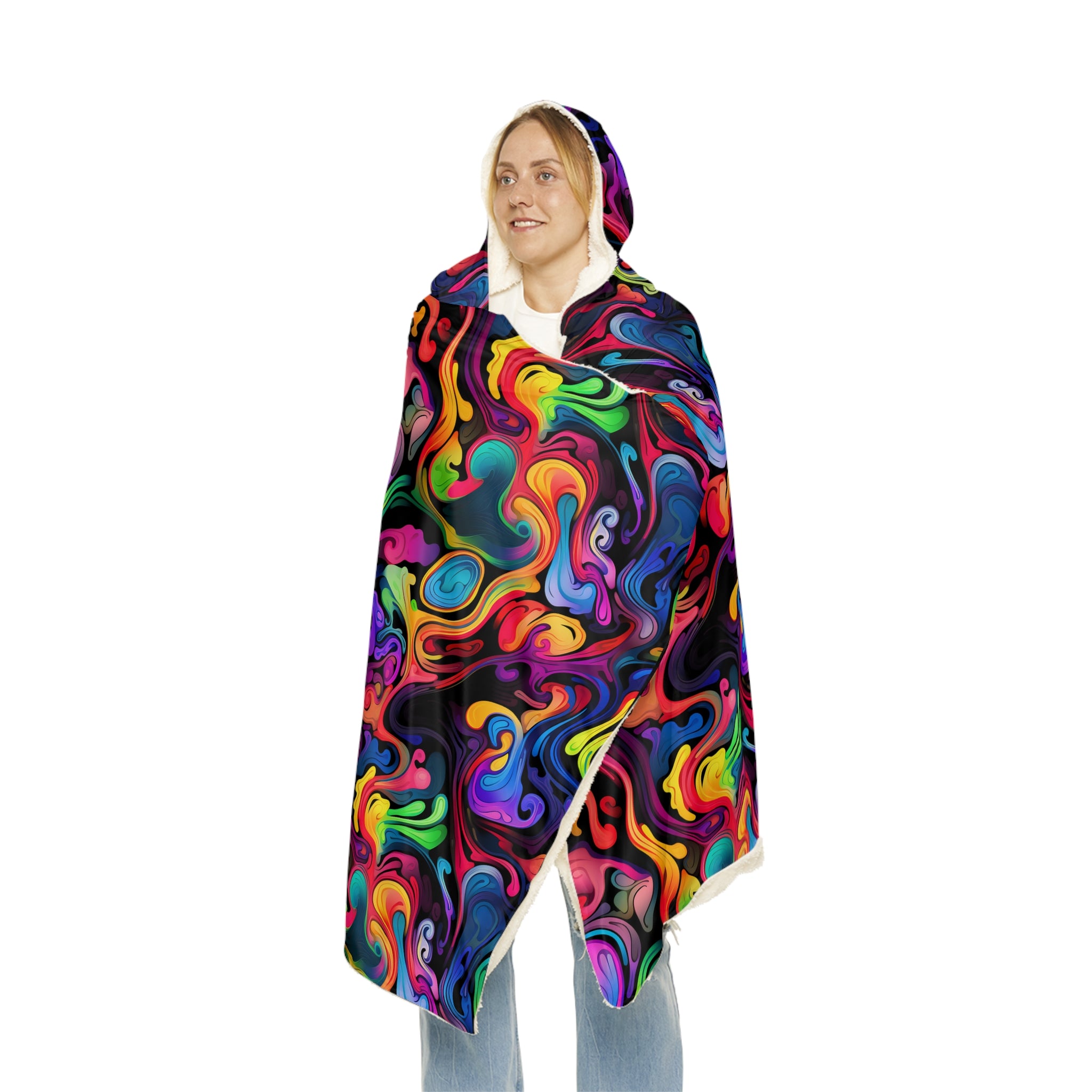 Psychedelic Whirlwind Snuggle Blanket