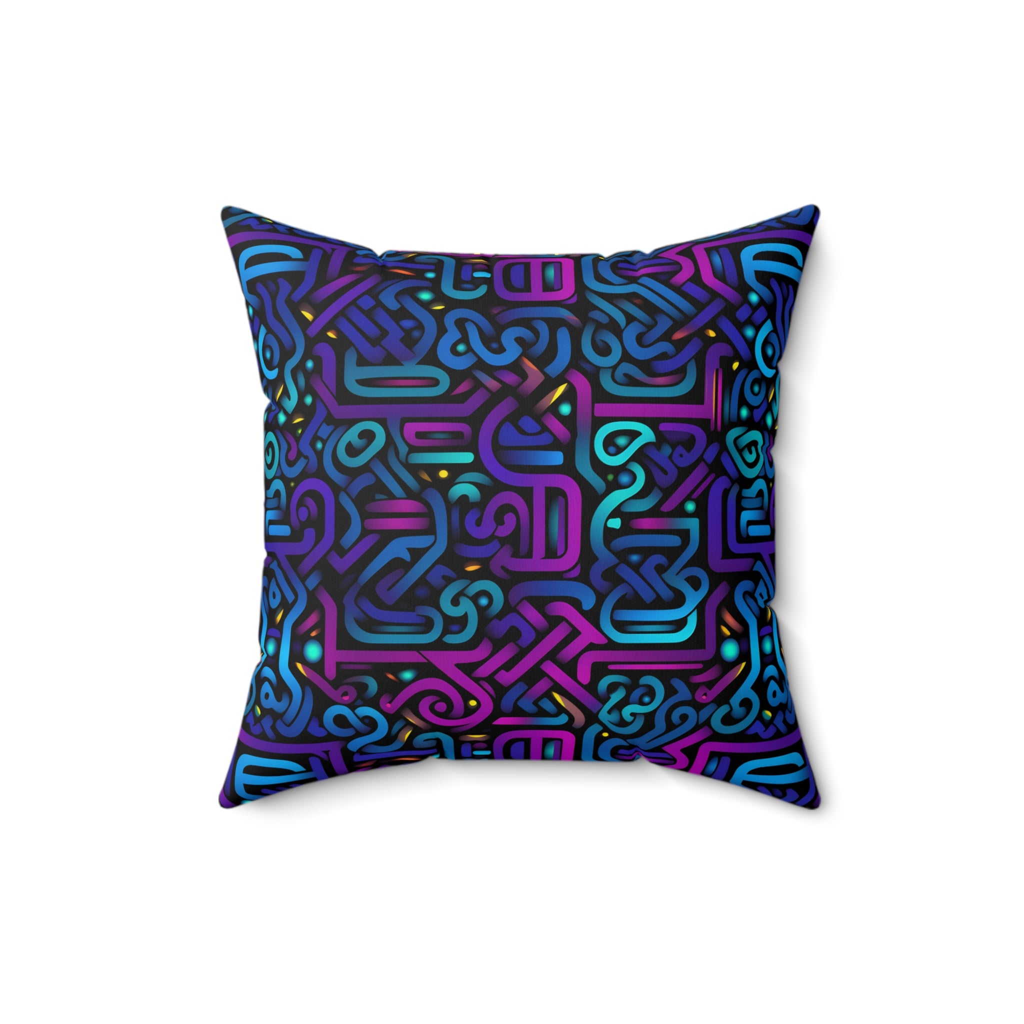 Divine Dodecahedron Square Pillow