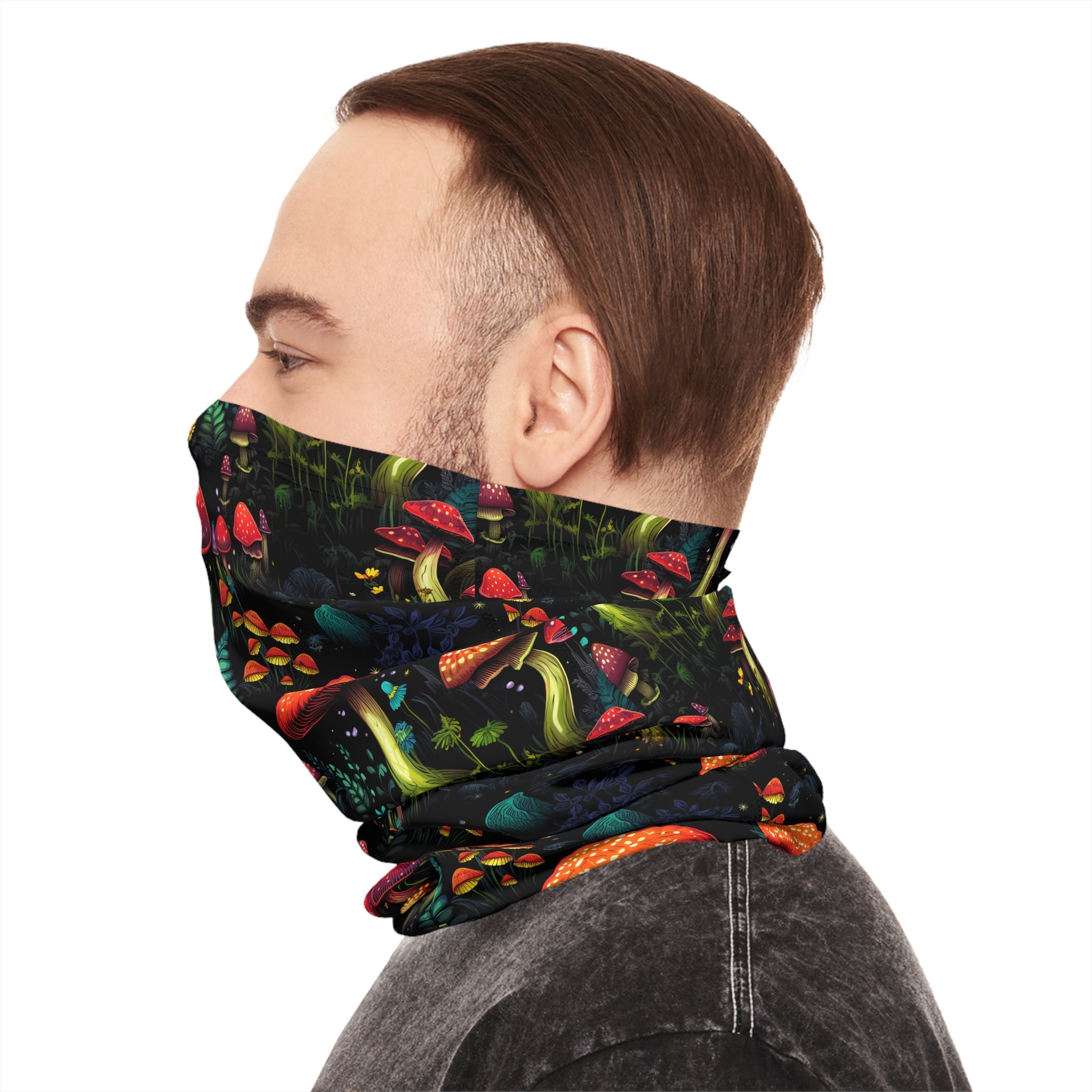 Psychedelic Fungi Frenzy Bandana Rave Mask