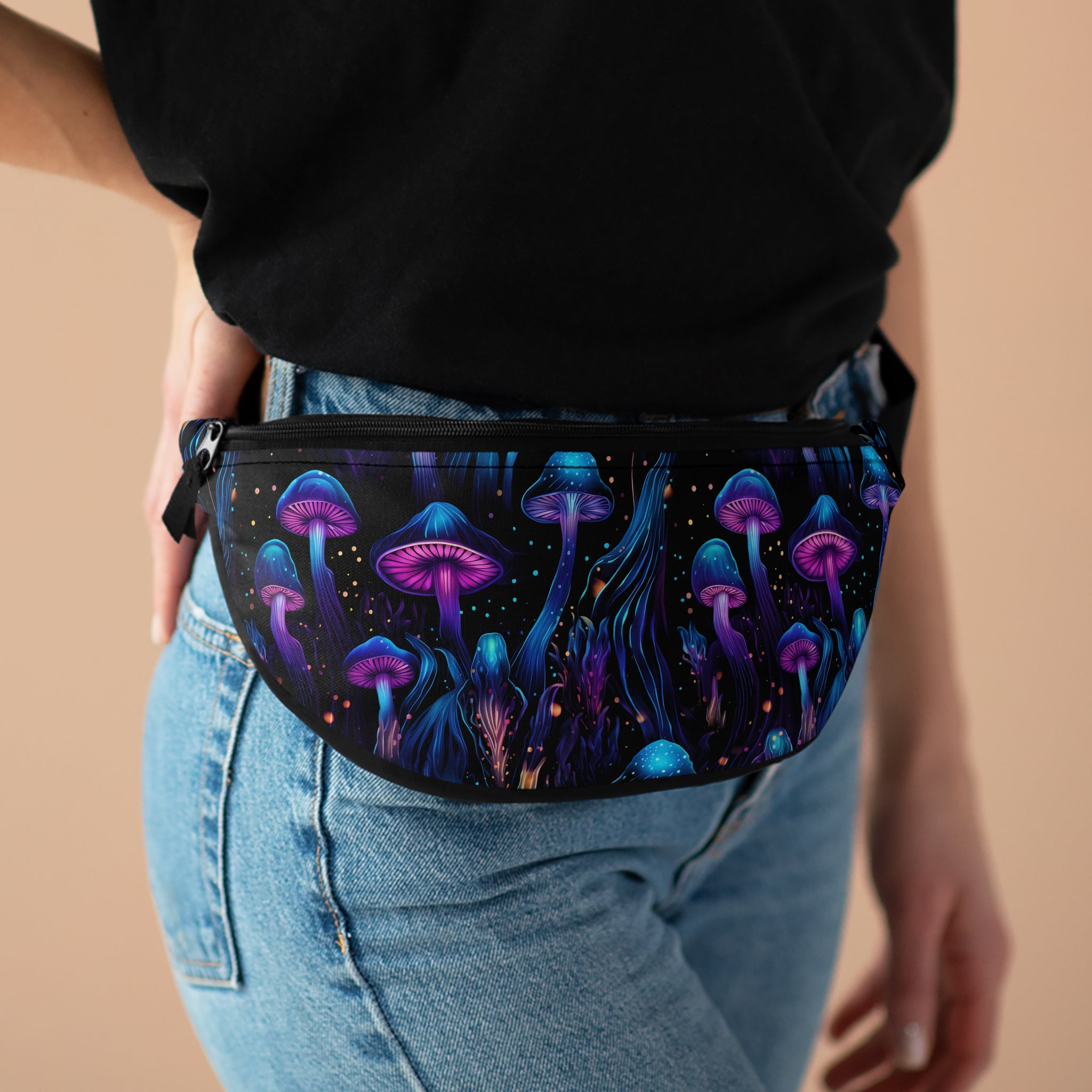 Electric Mushroom Dream Fanny Pack