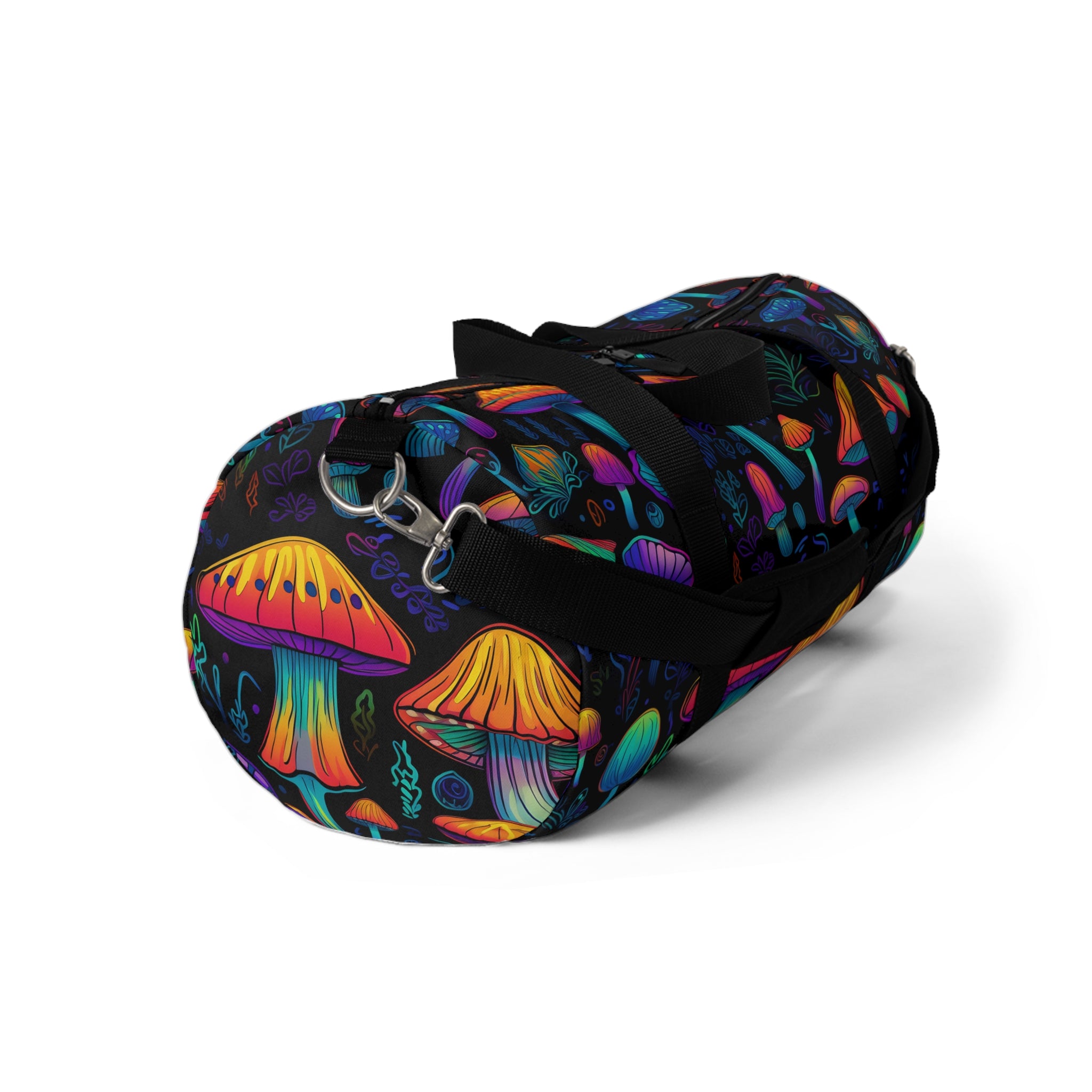 Neon Nostalgia Fungi Duffel Bag