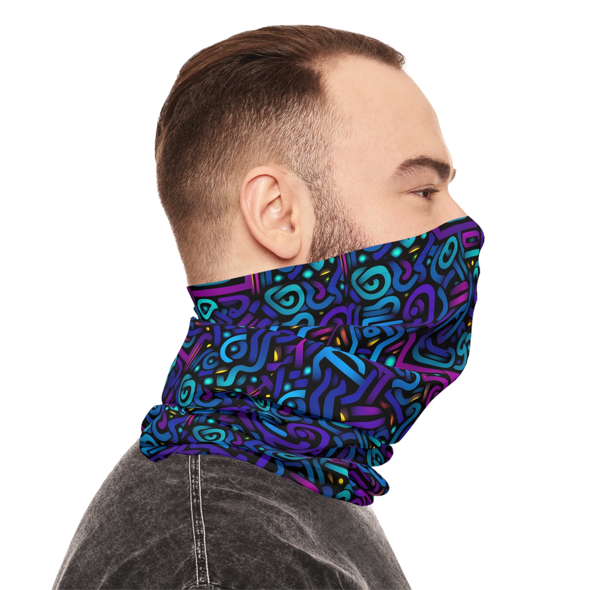 Divine Dodecahedron Bandana Rave Mask