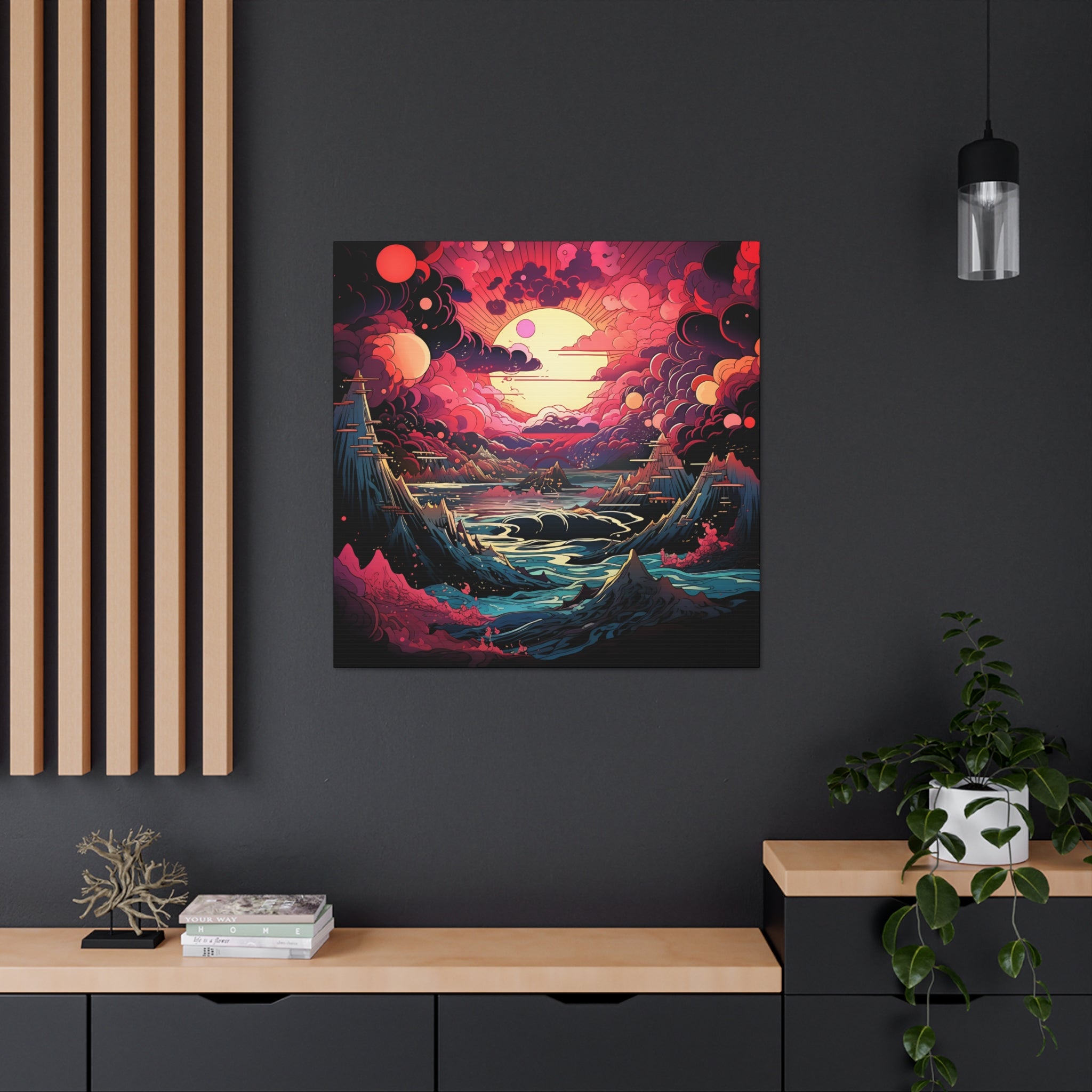 Space Safari Canvas Print Art