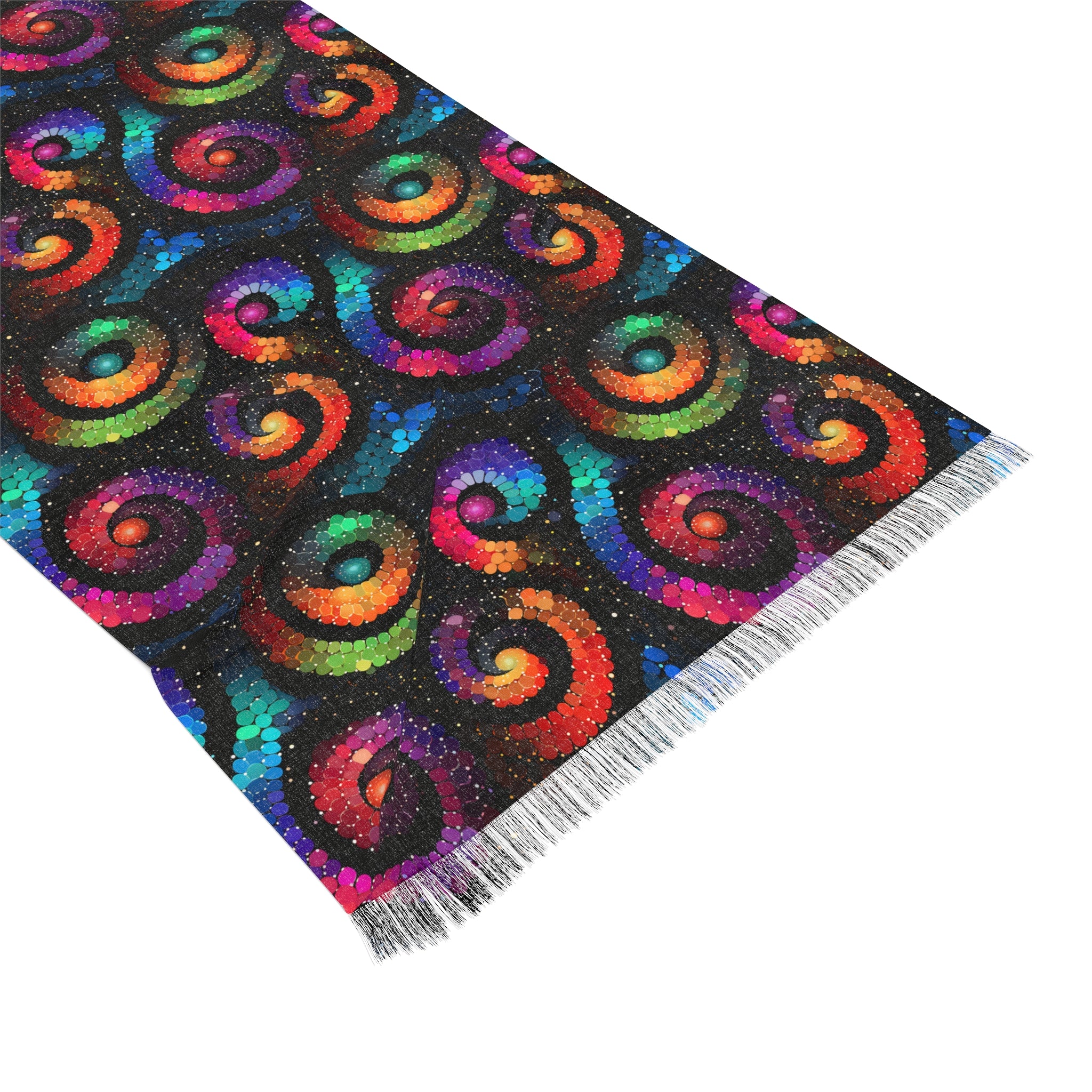 Swirling Serenade Light Rave Scarf