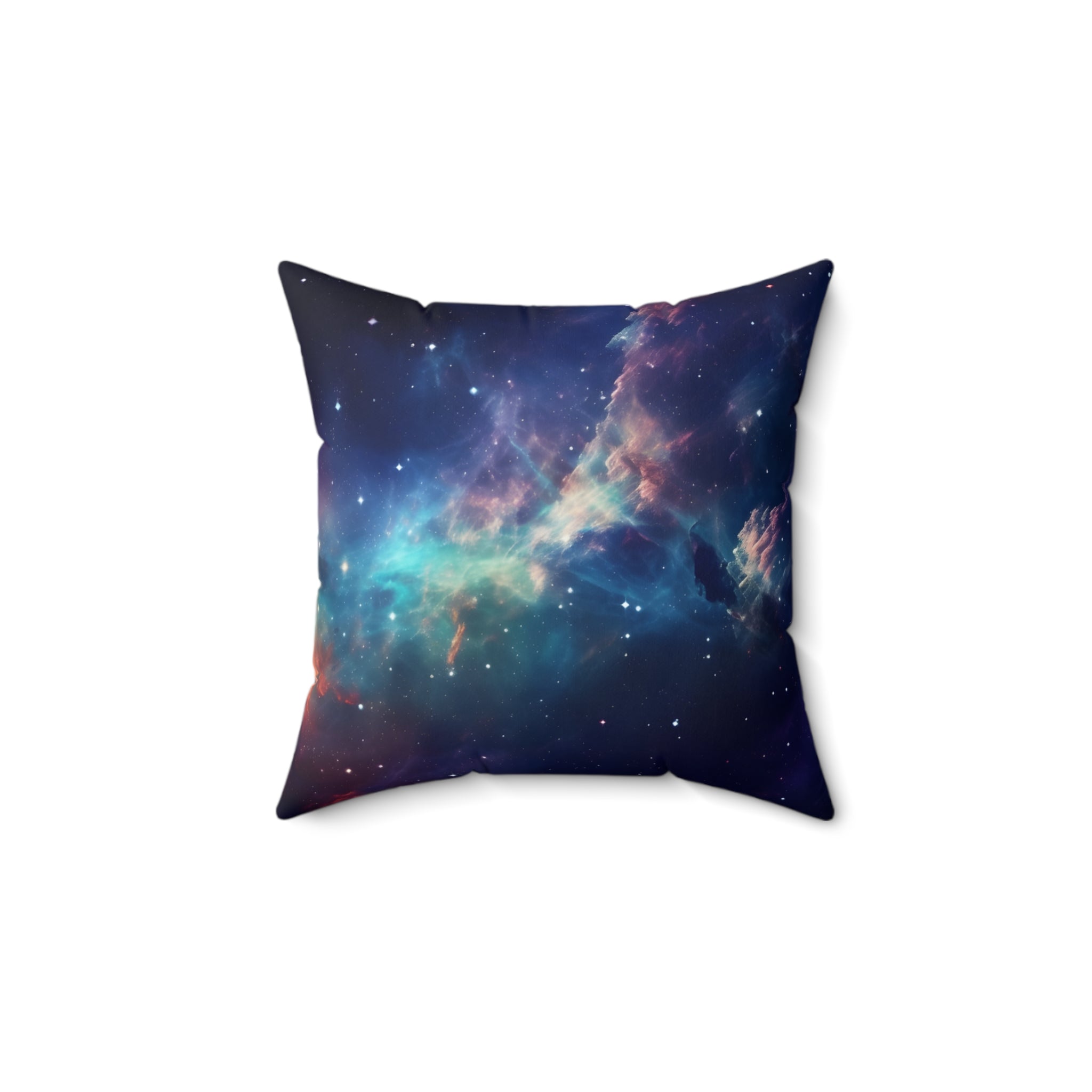 Galactic Glimmer Square Pillow