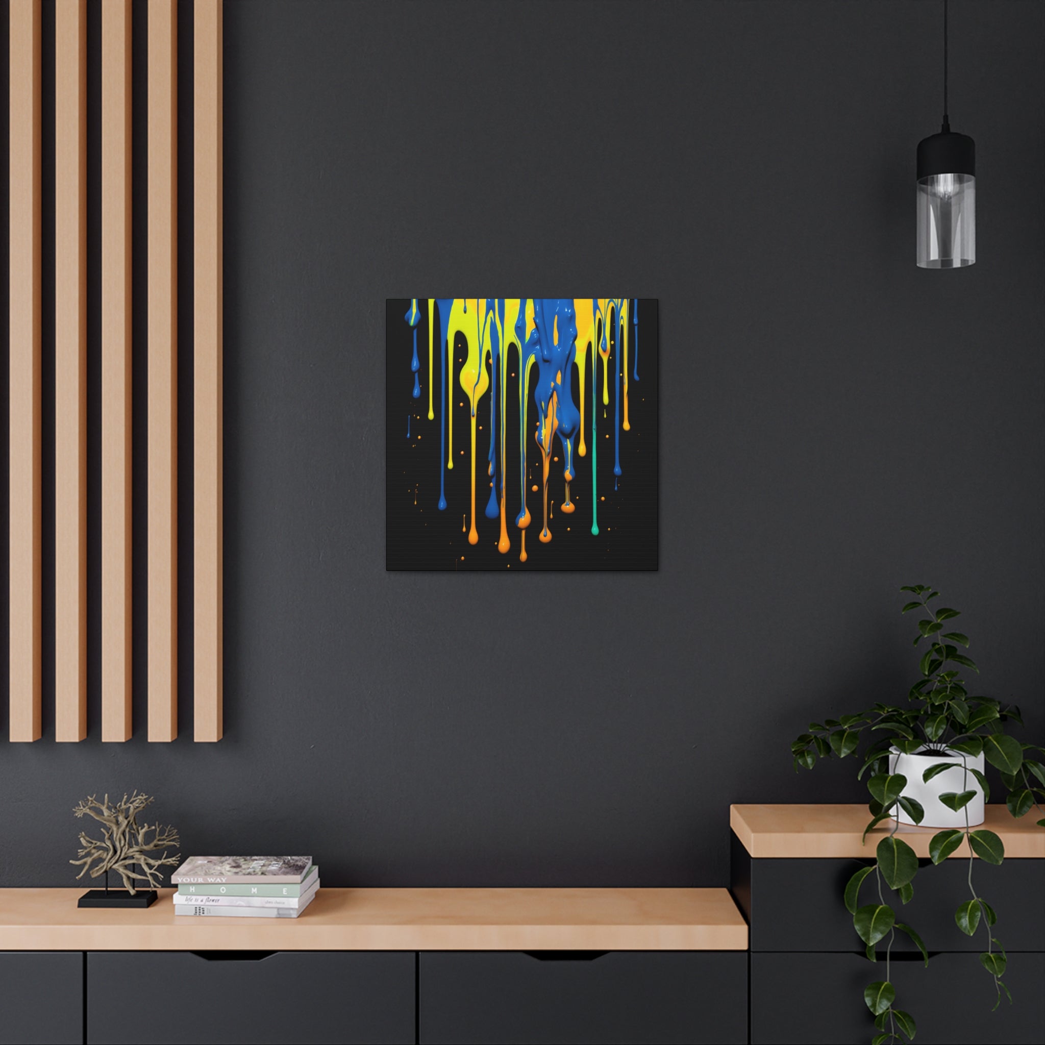 Mesmerizing Meltdown Canvas Print Art