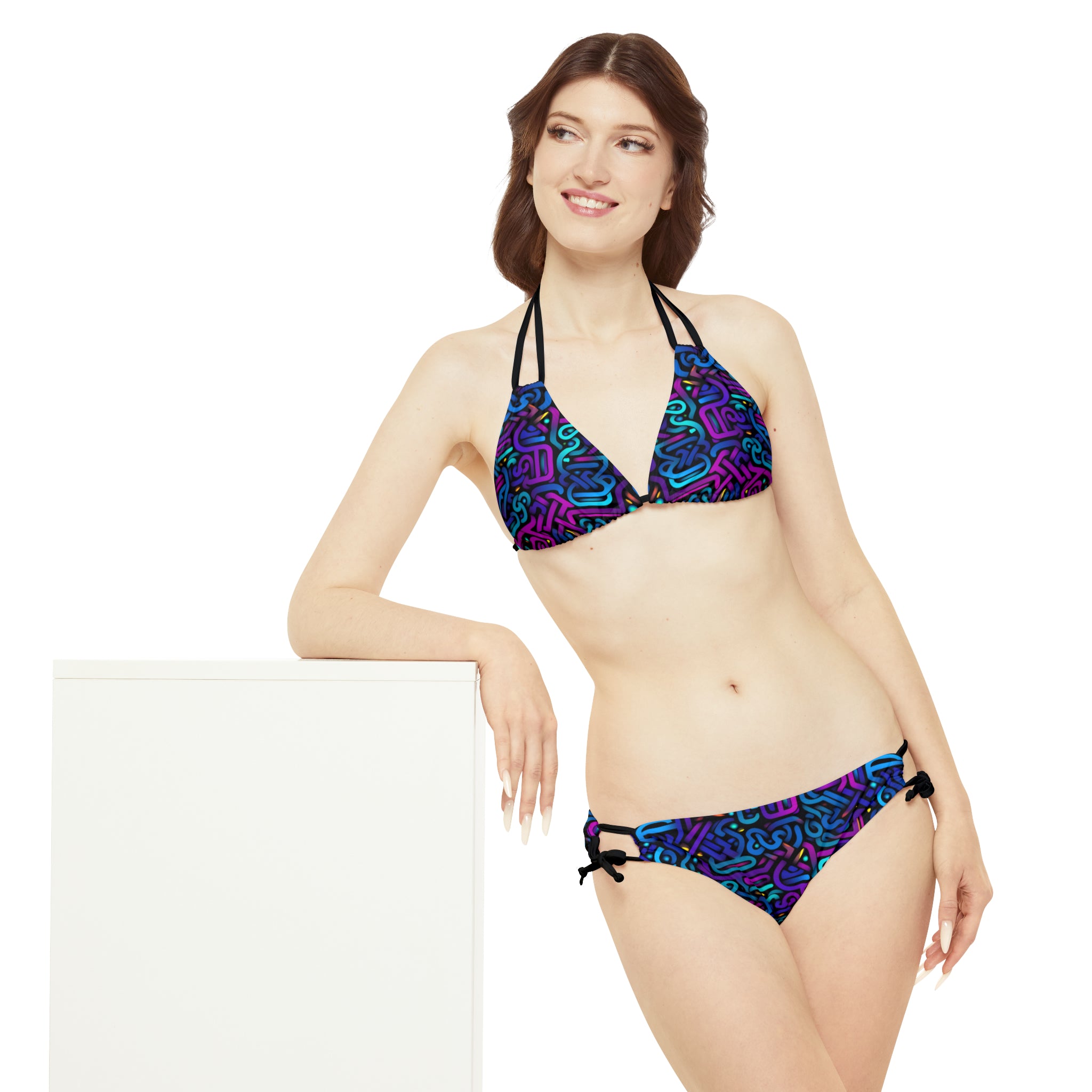 Divine Dodecahedron Strap Bikini Set