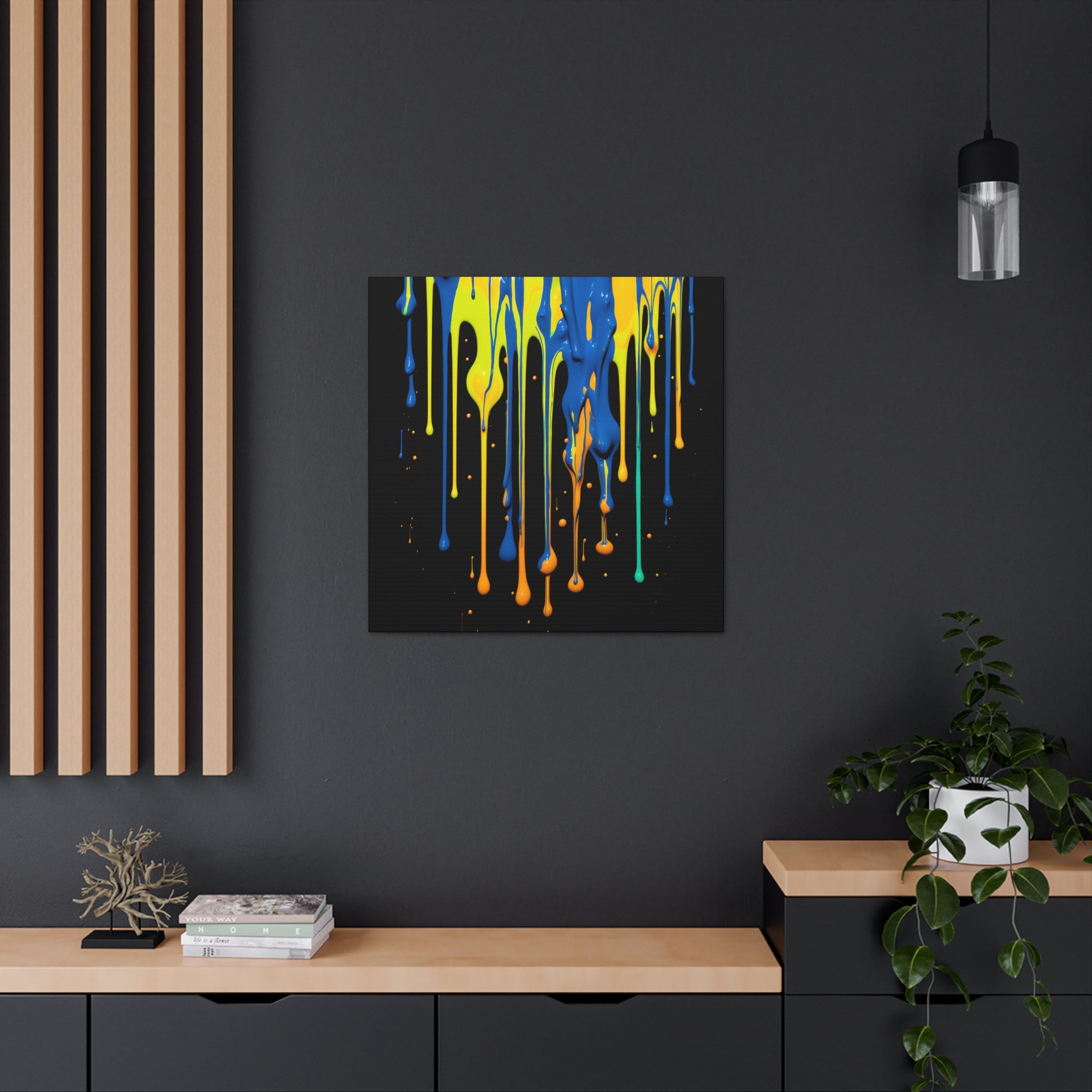 Mesmerizing Meltdown Canvas Print Art