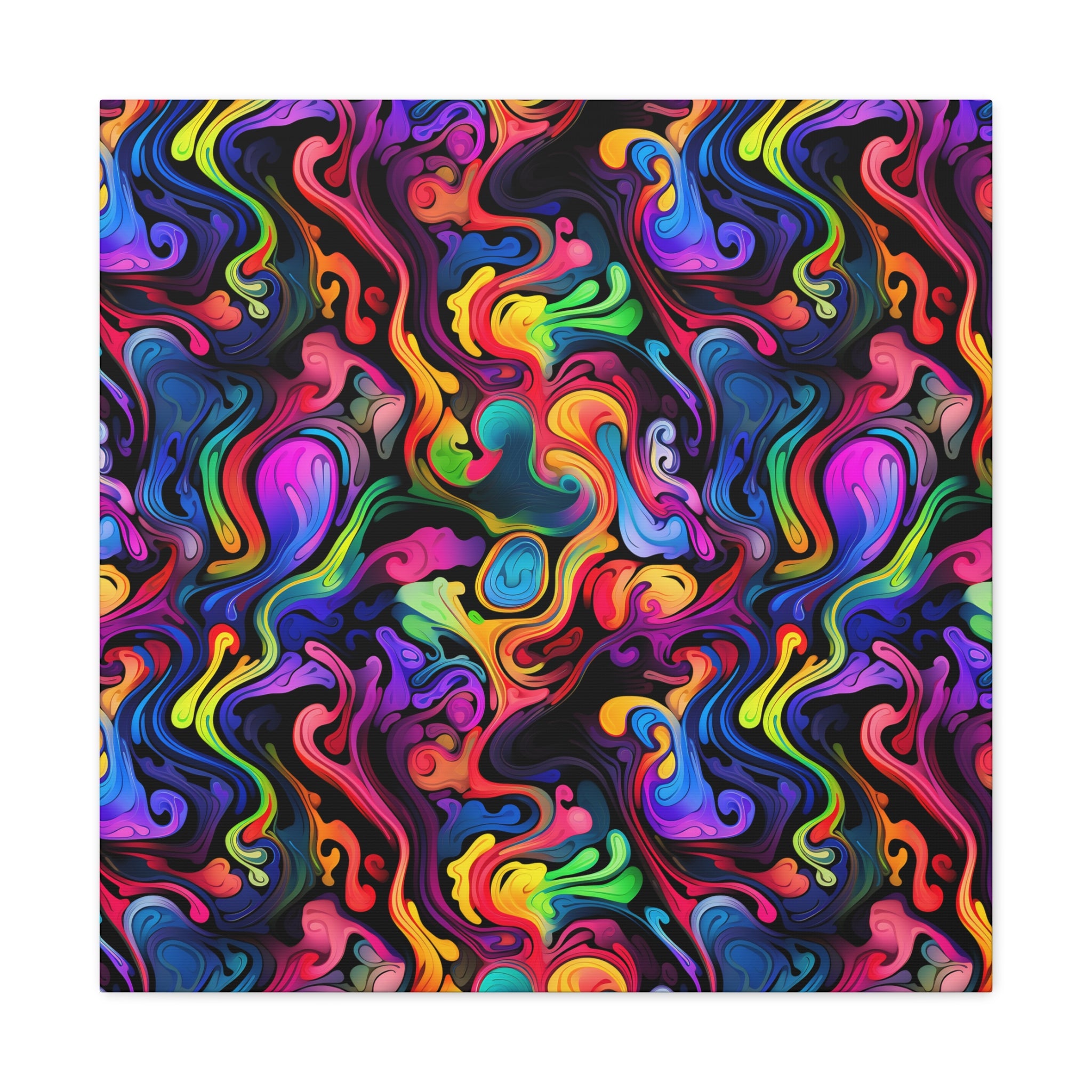 Psychedelic Whirlwind Canvas Print Art