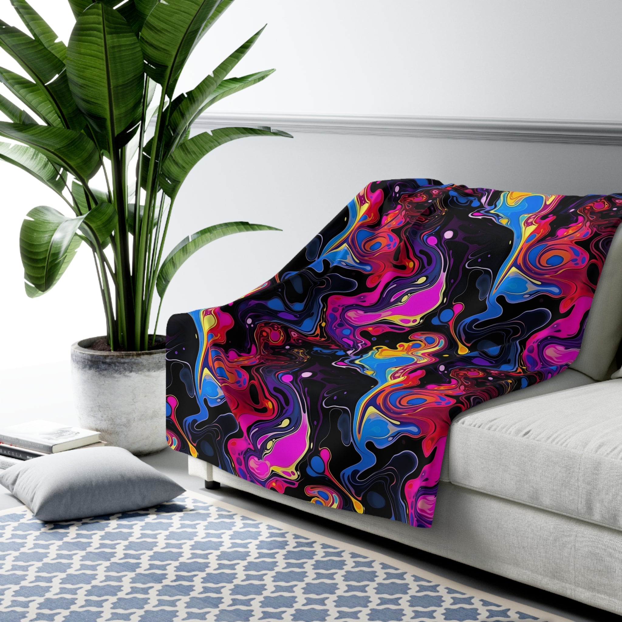 Trance Tornado Fleece Blanket