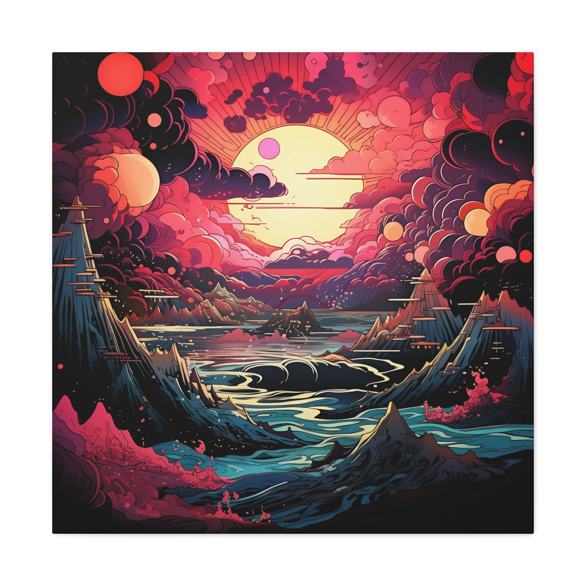 Space Safari Canvas Print Art