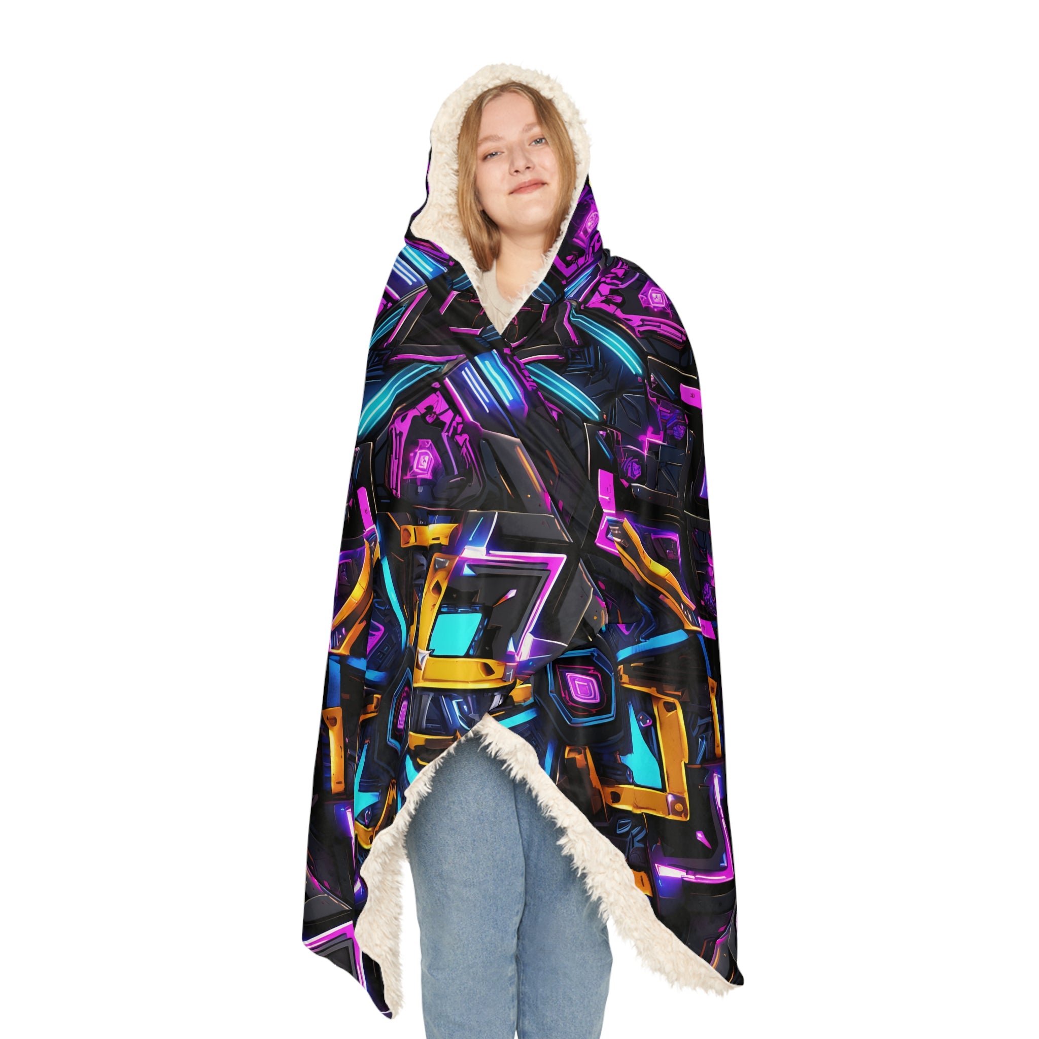 Vibrant Vertex Snuggle Blanket