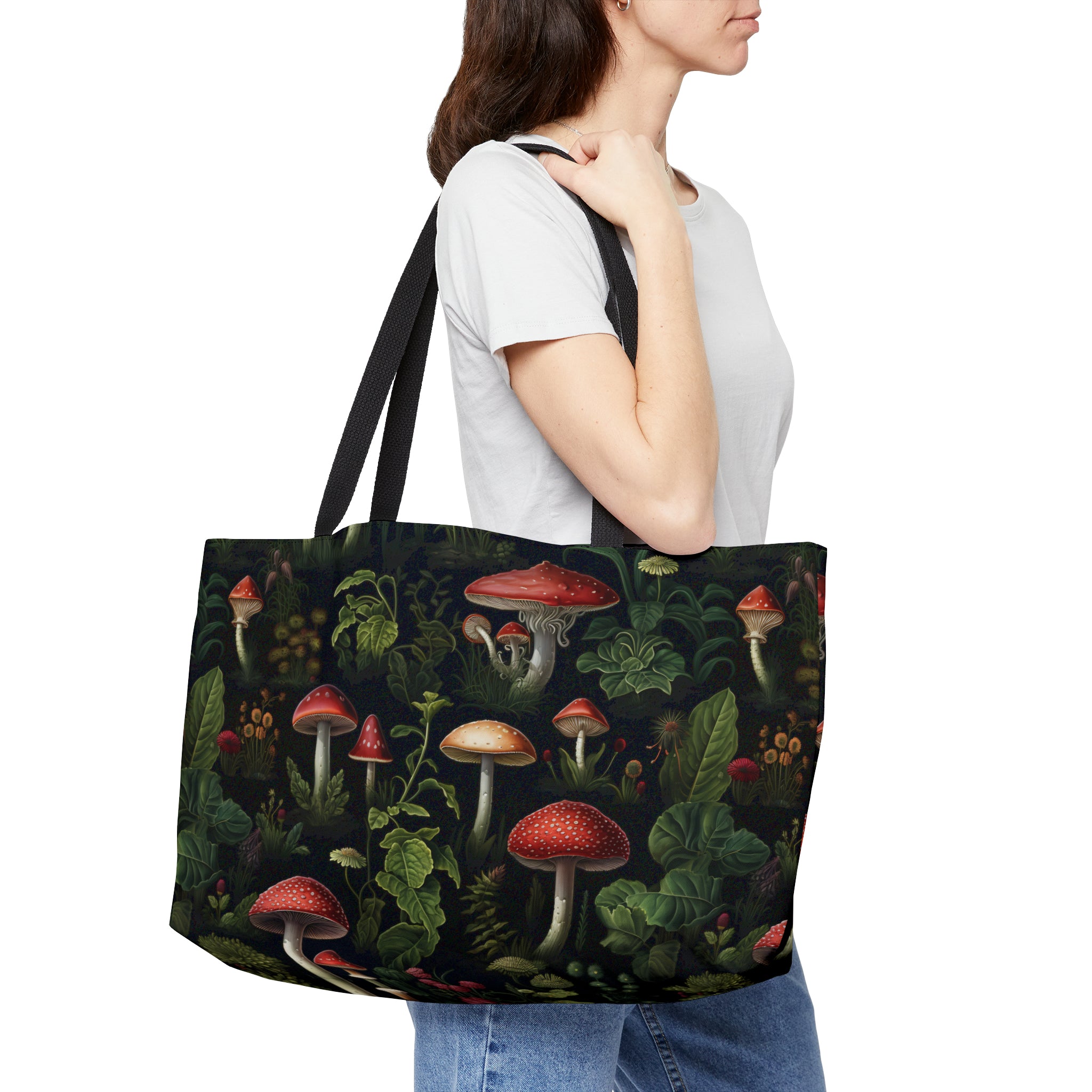 Psychedelic Pizzazz Caps Weekender Tote Bag