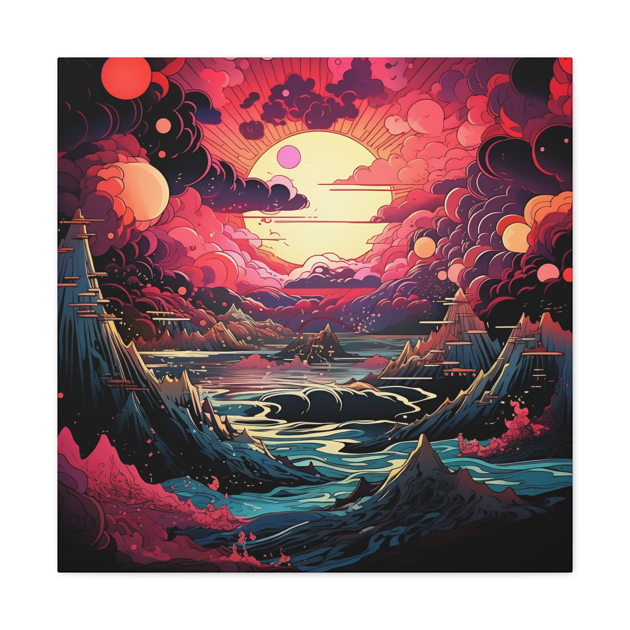 Space Safari Canvas Print Art