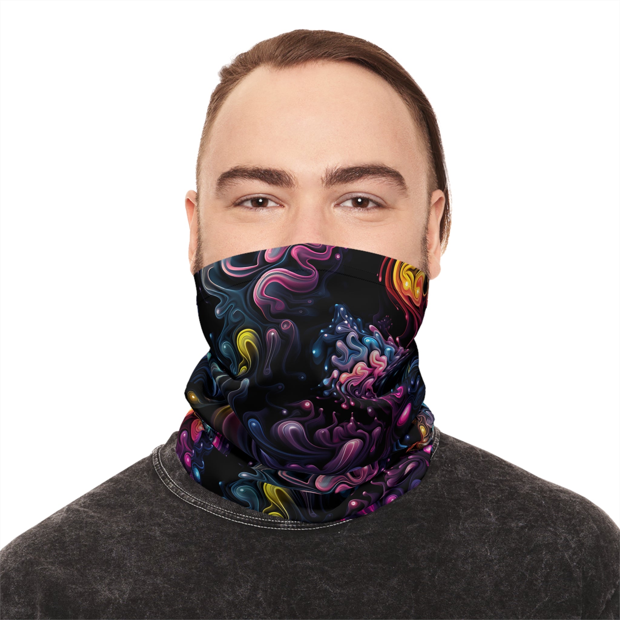 Kaleidoscopic Kinesis Bandana Rave Mask