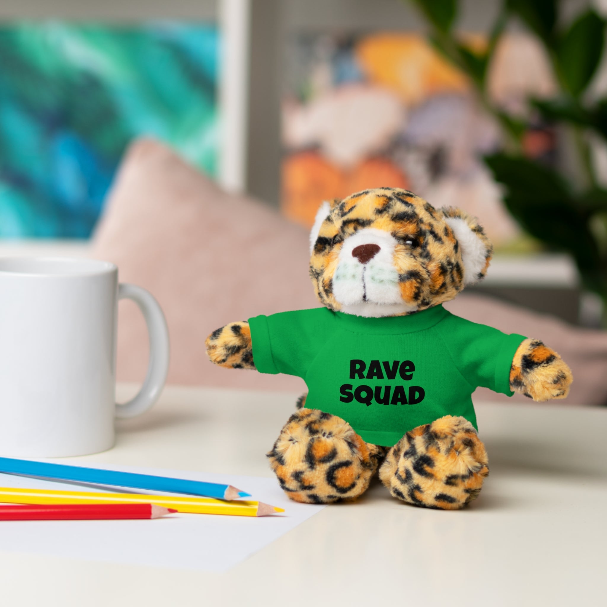 Rave Squad Stuffed Animal with Tee