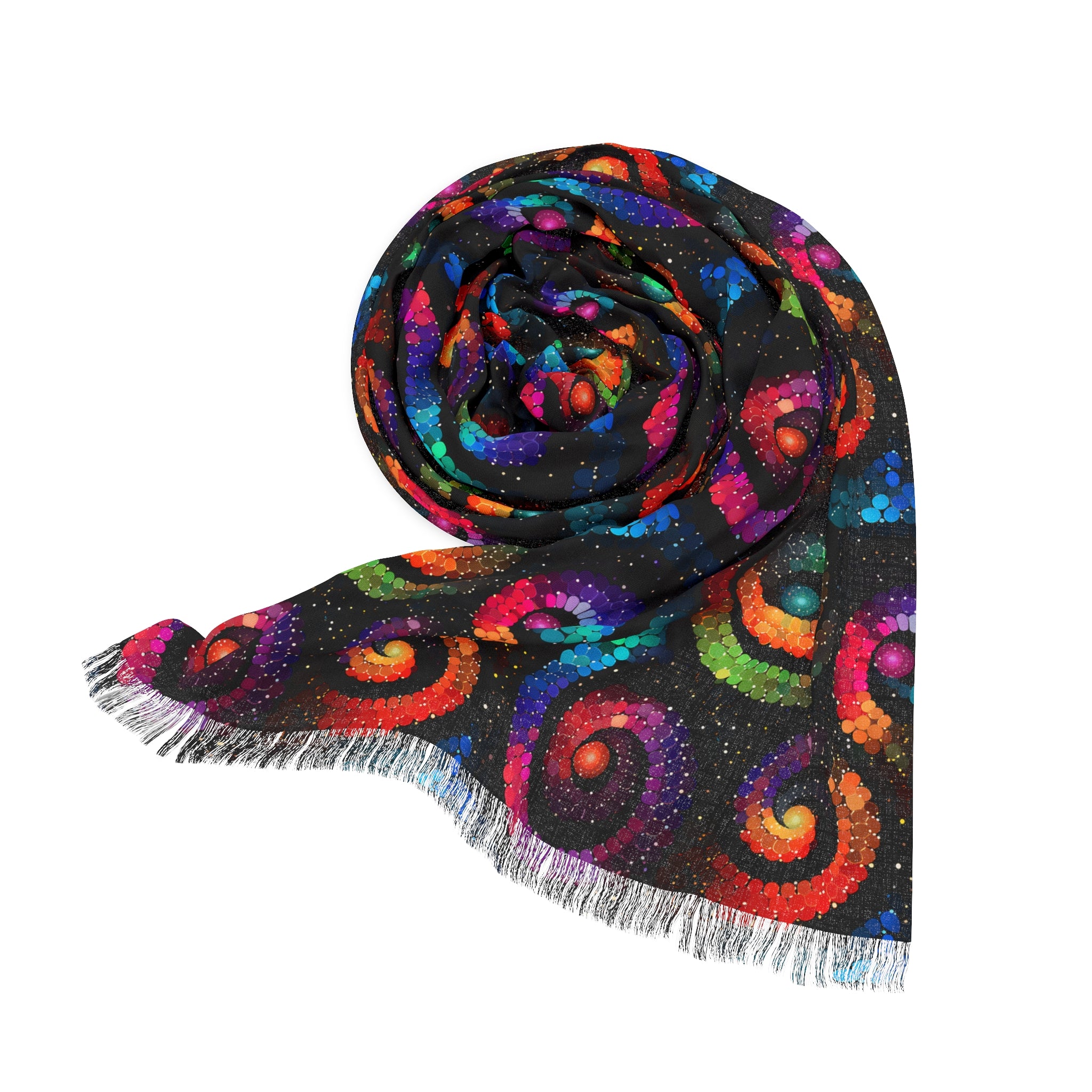 Swirling Serenade Light Rave Scarf