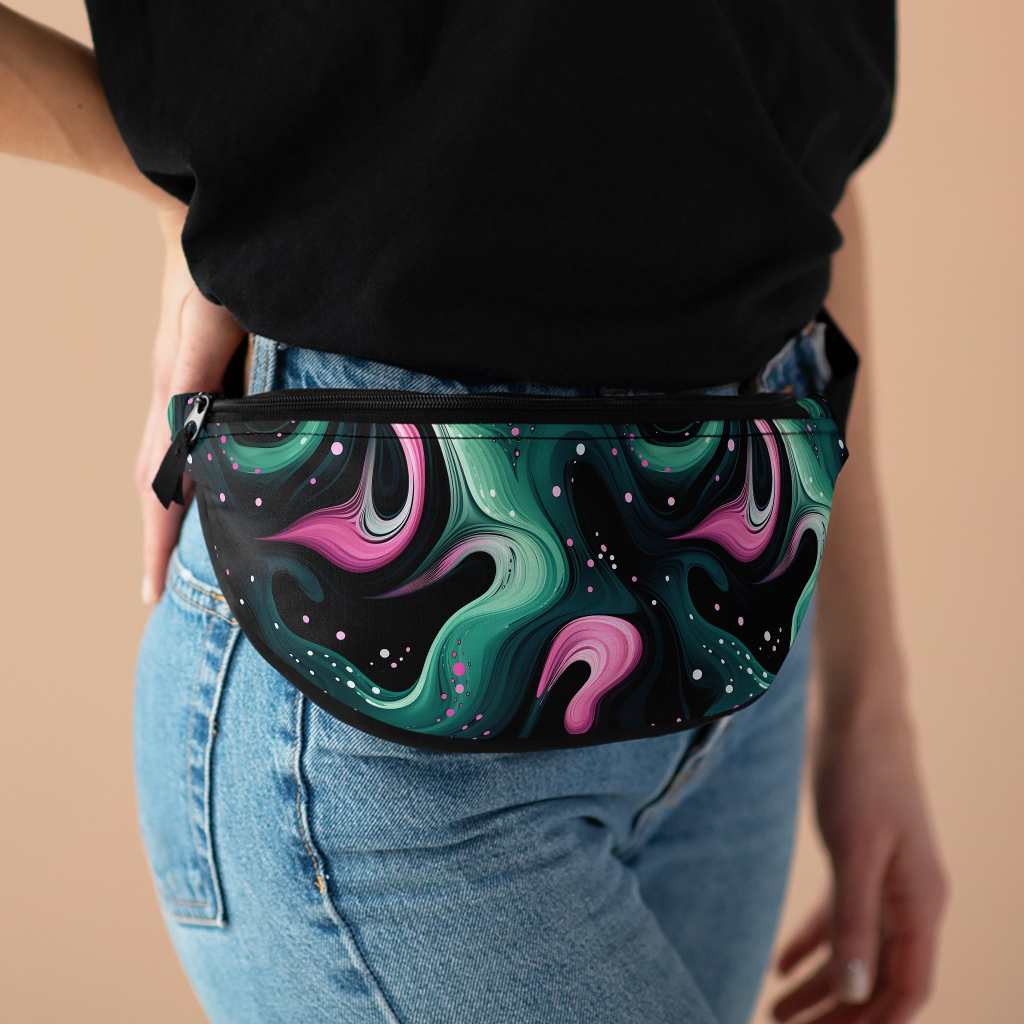 Electric Swirls Fanny Pack