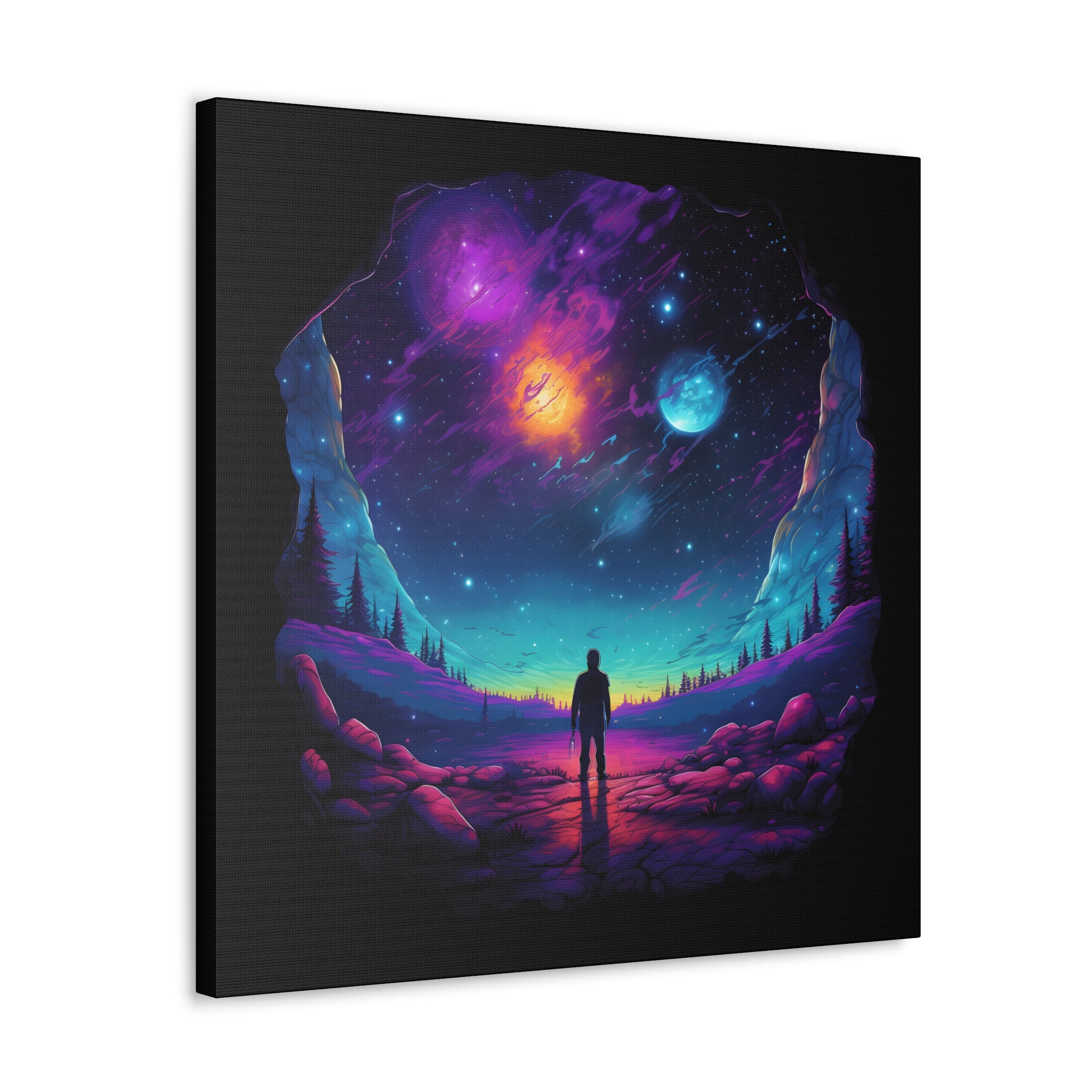 Nebula Nights Canvas Print Art